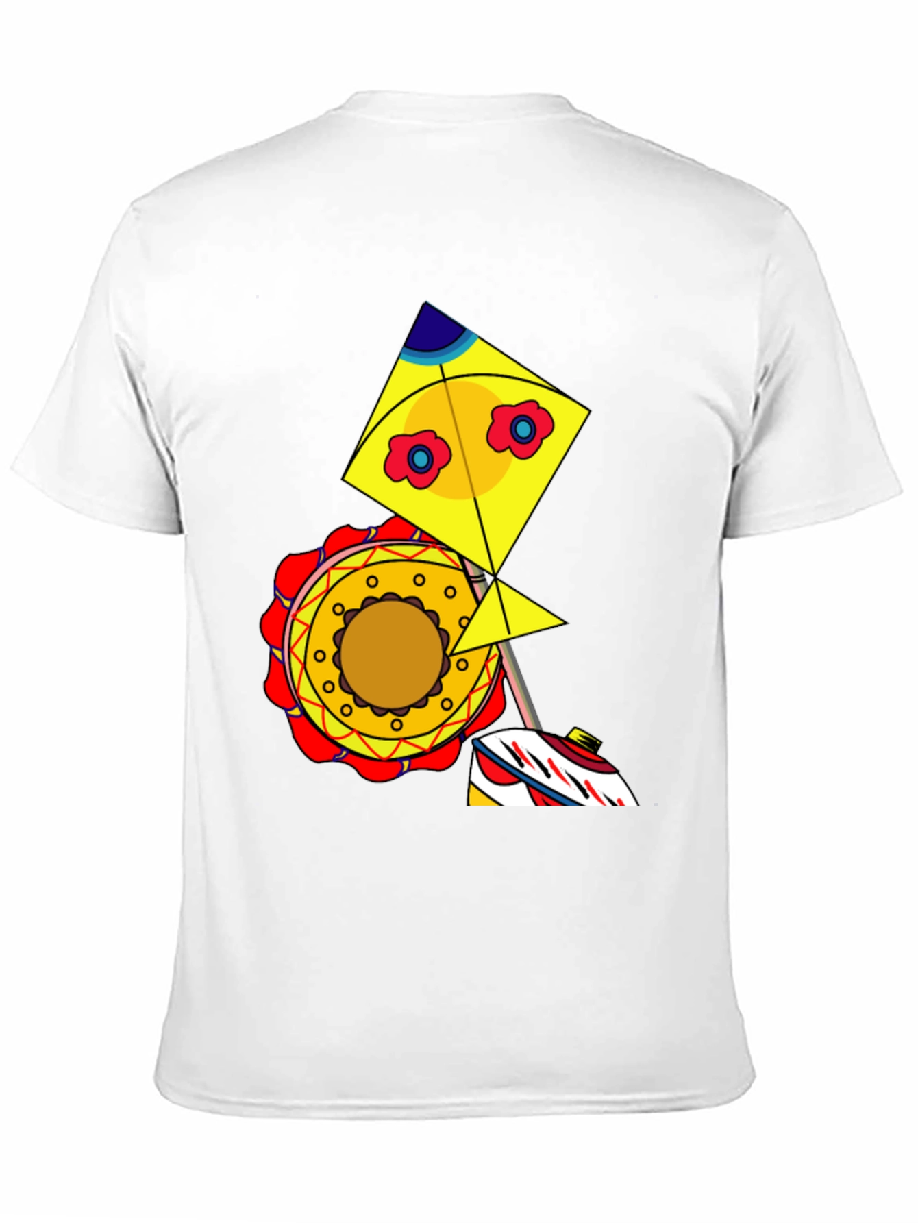 Black Kite Graphic Tee - Whimsical Design, Casual Style view 11