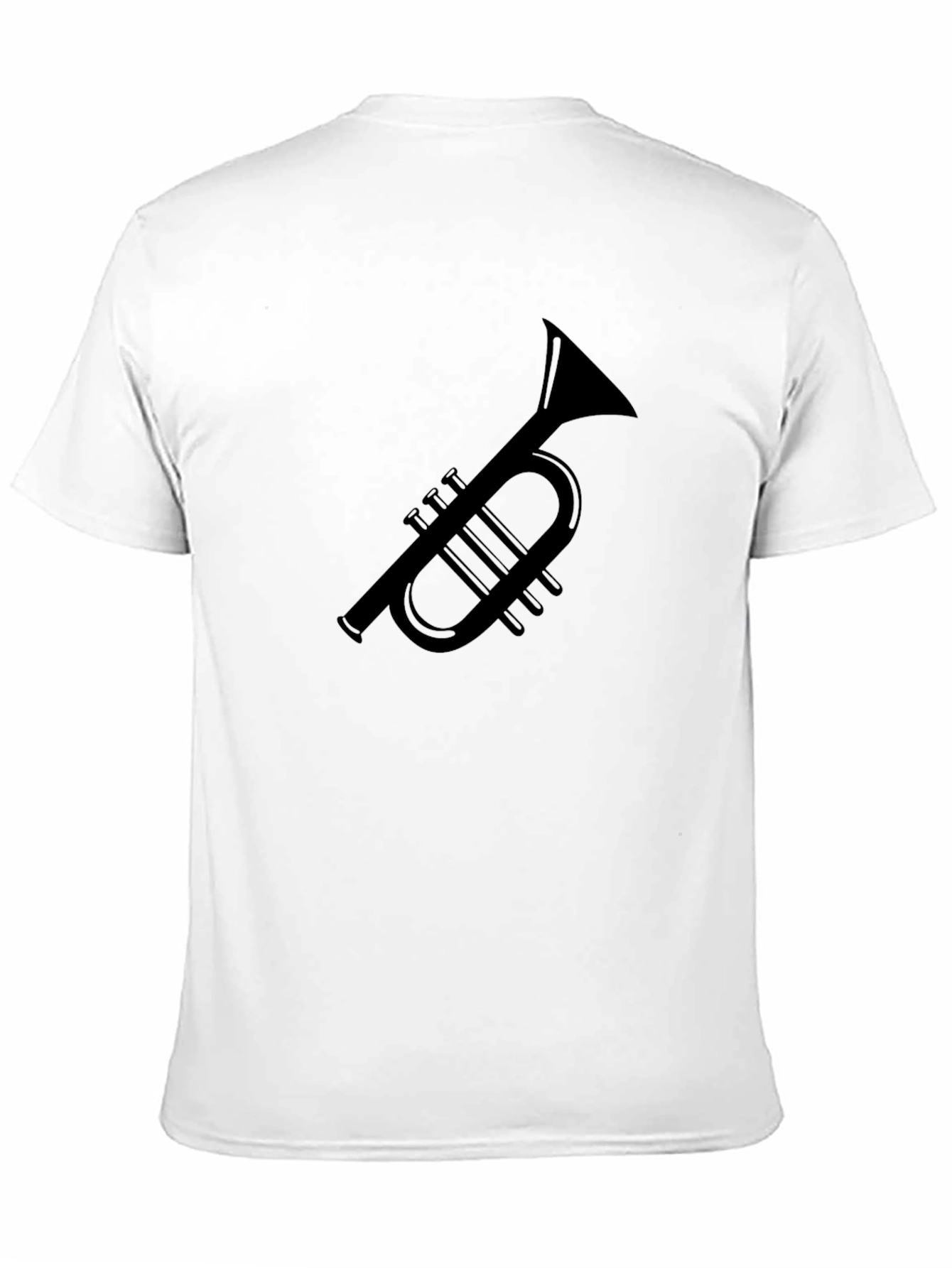 Trumpet Graphic Tee - Black Casual T-Shirt - 11