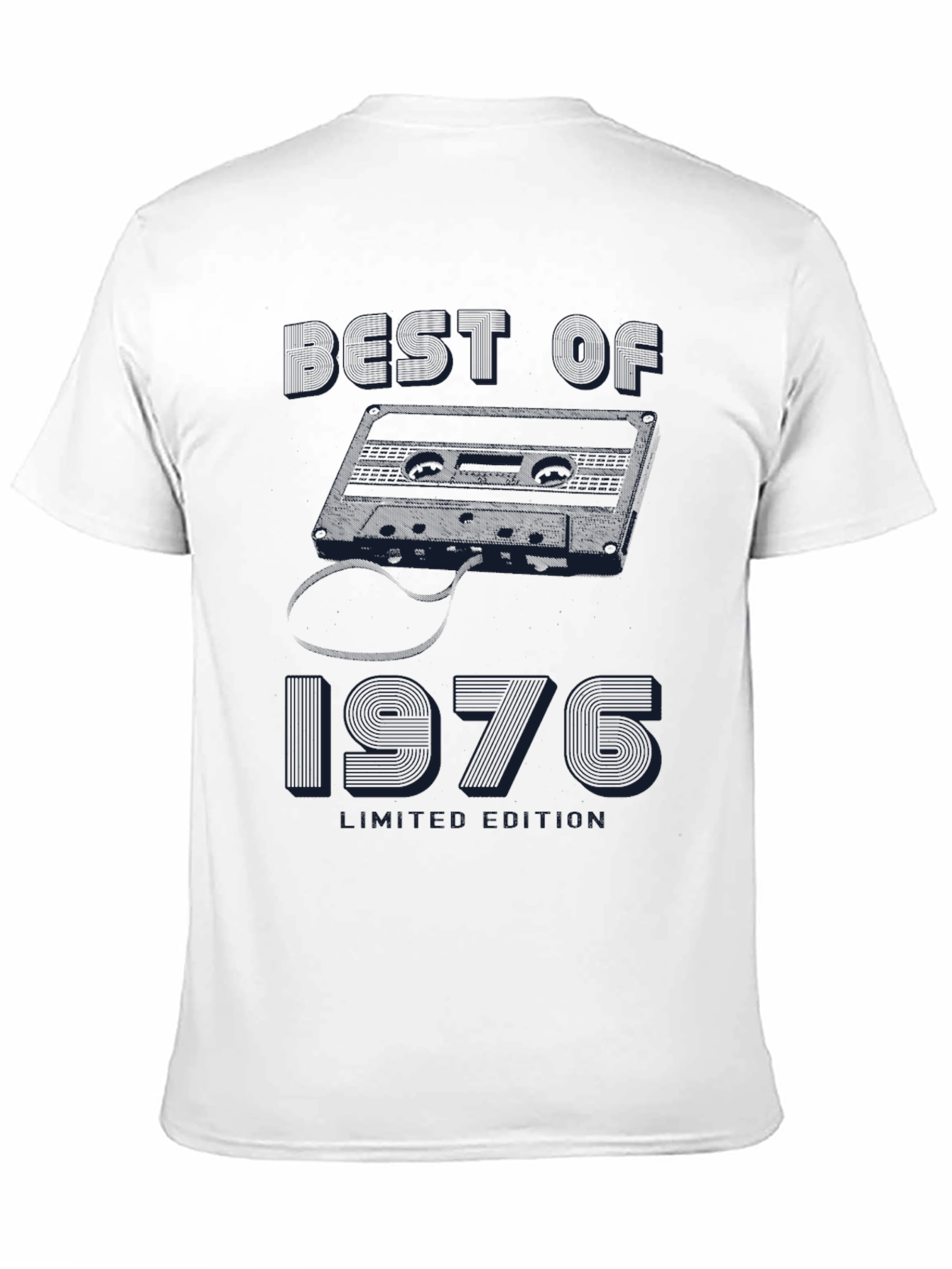 Black Best of 1976 Limited Edition Cassette Tape T-Shirt view 11