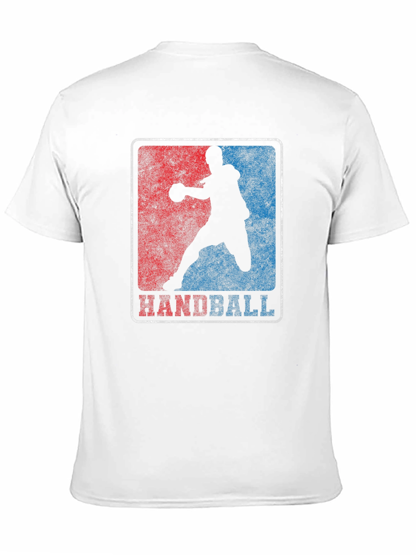 Black Handball Player Graphic T-Shirt - Sporty Retro Style view 11