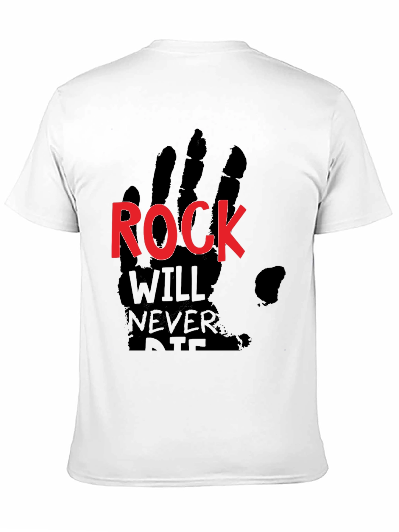 Black Rock Will Never Die Black T-Shirt view 11