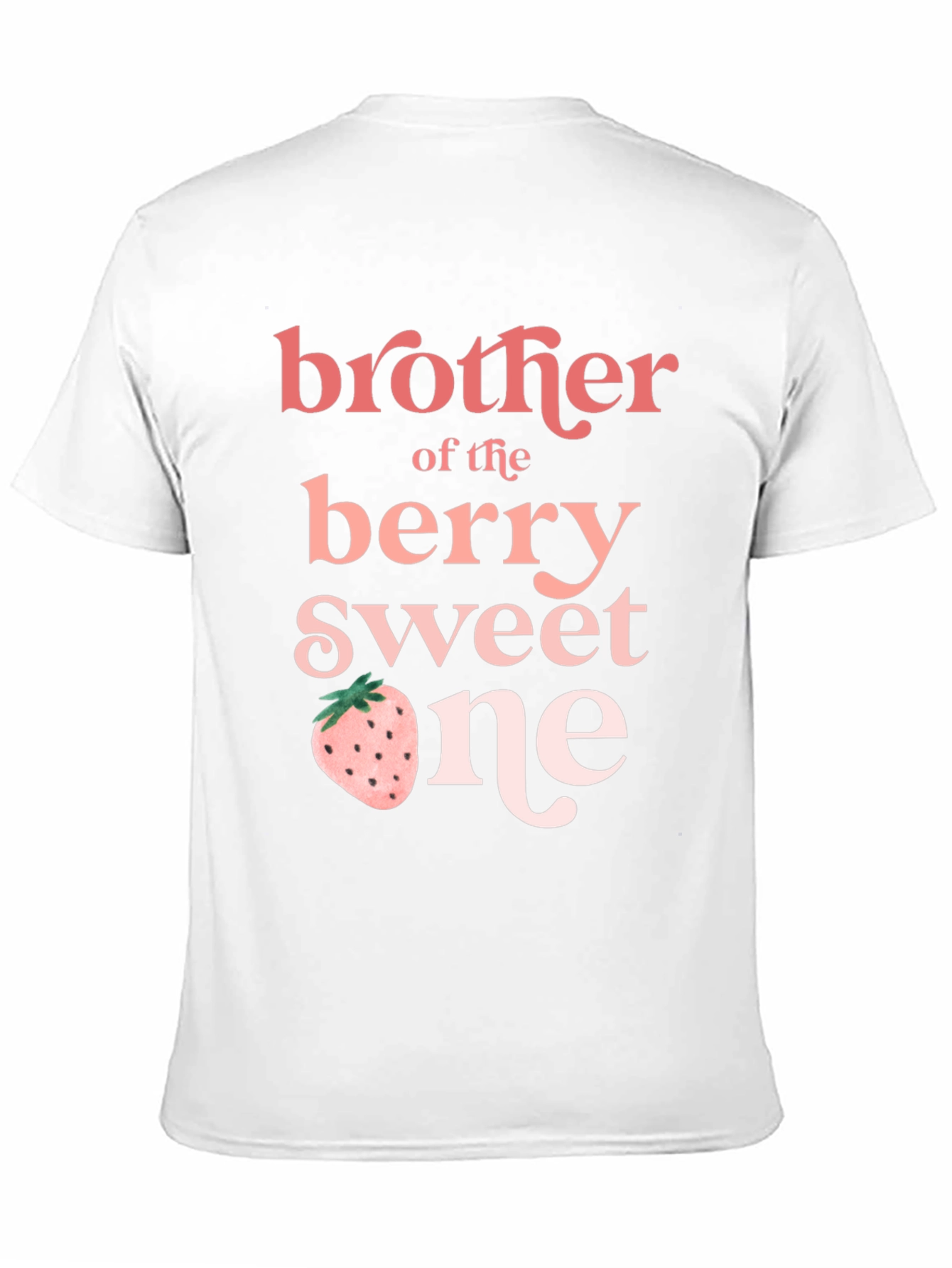 Black Brother of the Berry Sweet One T-Shirt view 11