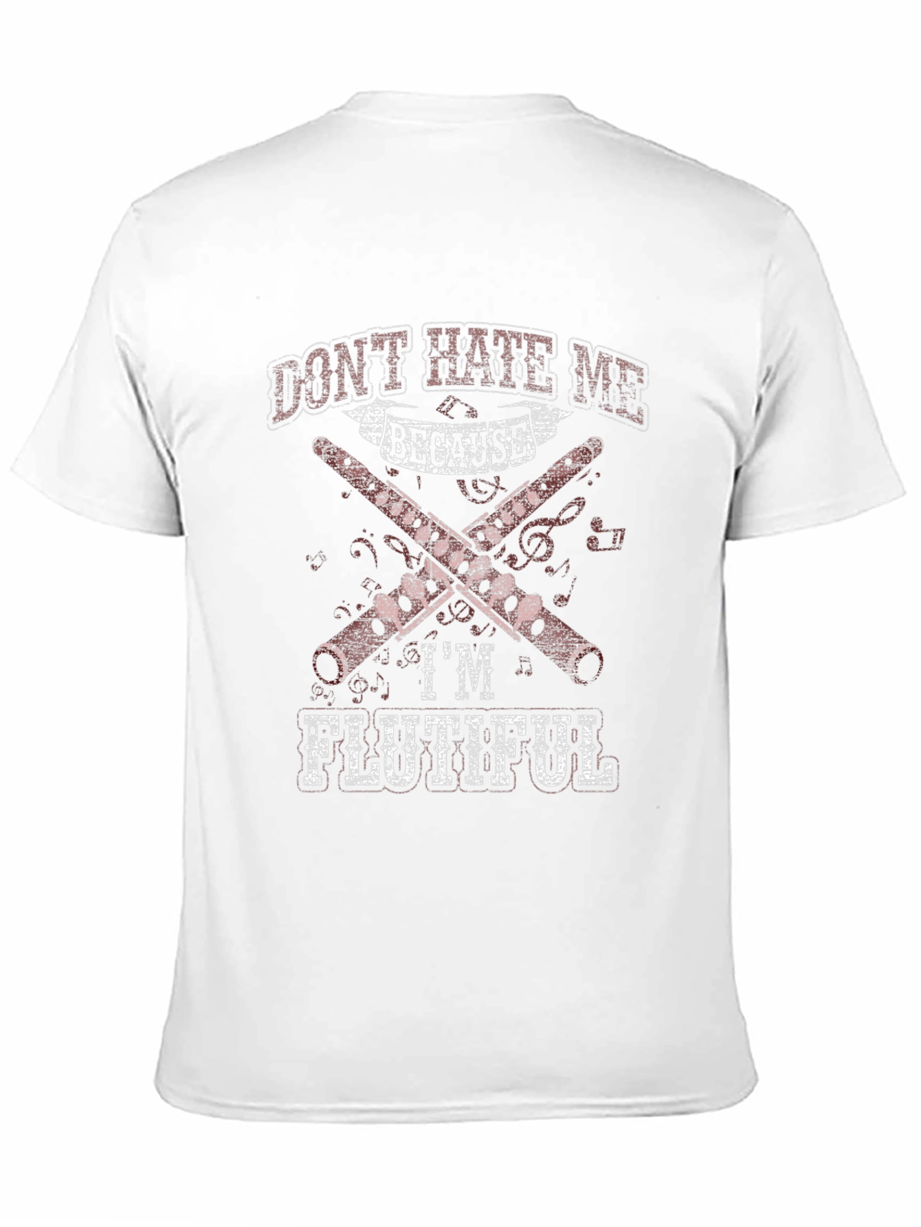 Black Don't Hate Me Because I'm Flutiful T-Shirt view 11