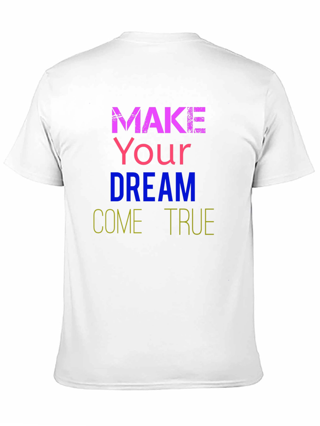 Black Dream Come True T-Shirt - Motivational Tee view 11