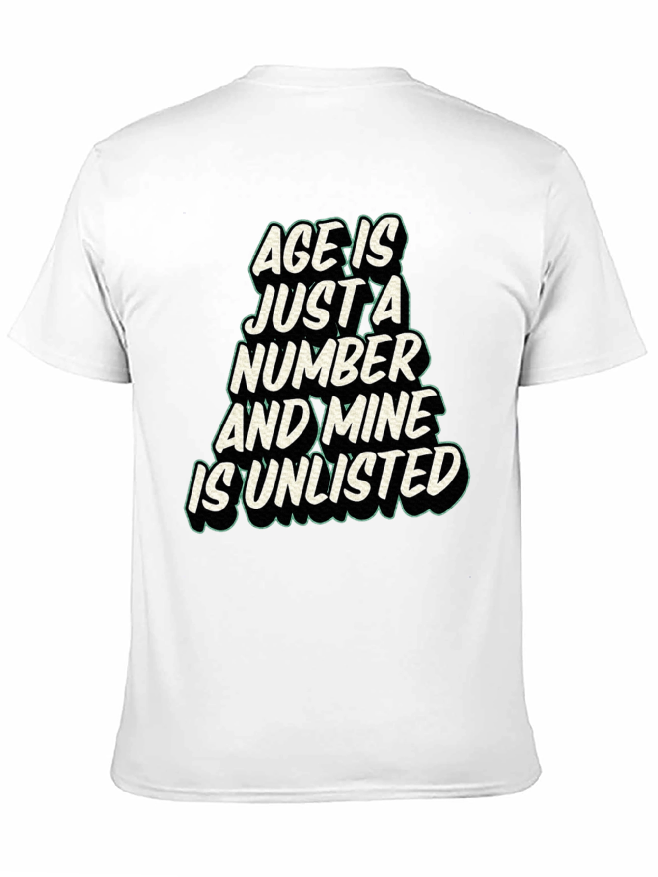 Black Age is Just a Number T-Shirt view 11