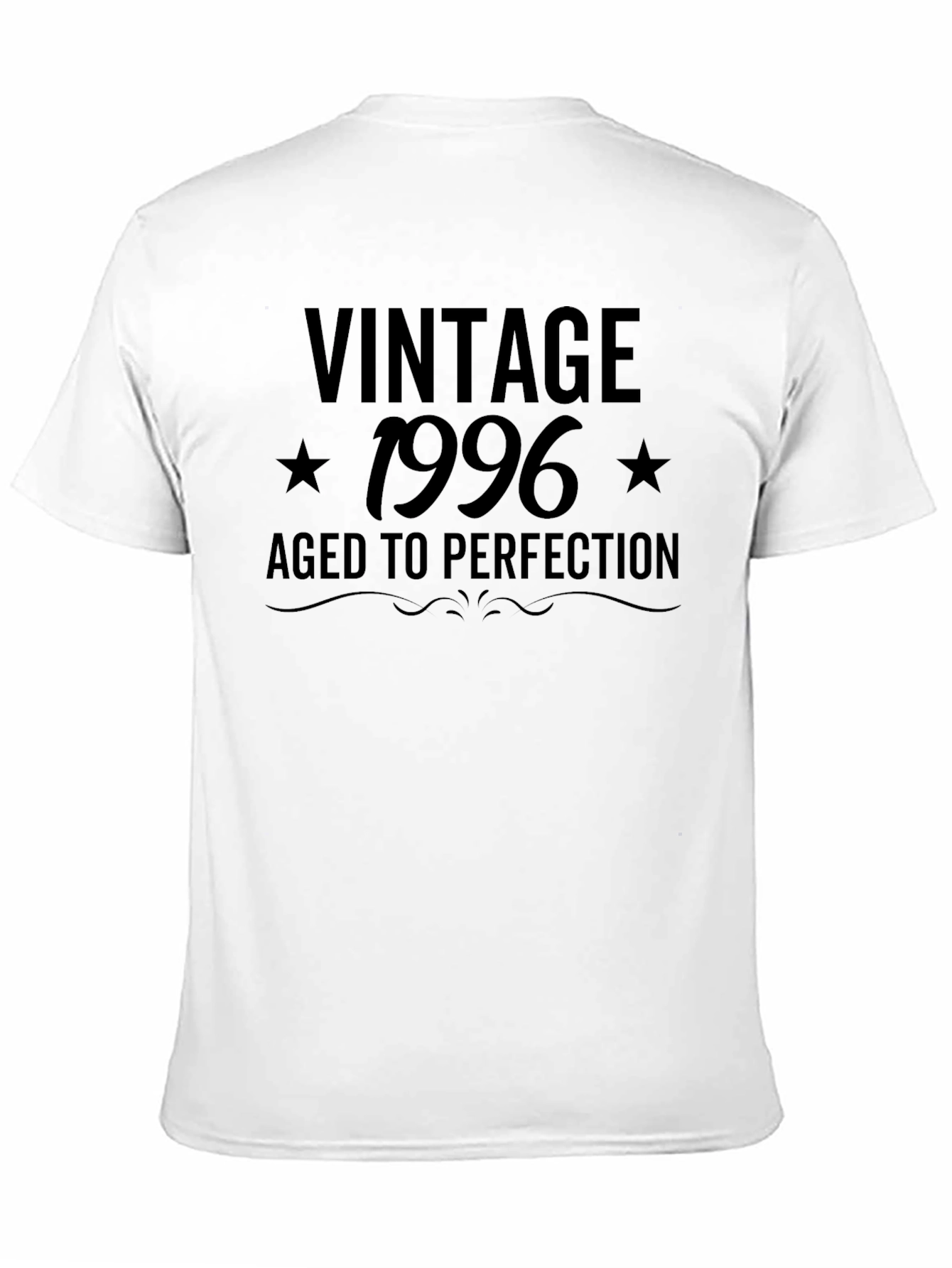 Black Vintage 1996 Aged to Perfection T-Shirt view 11