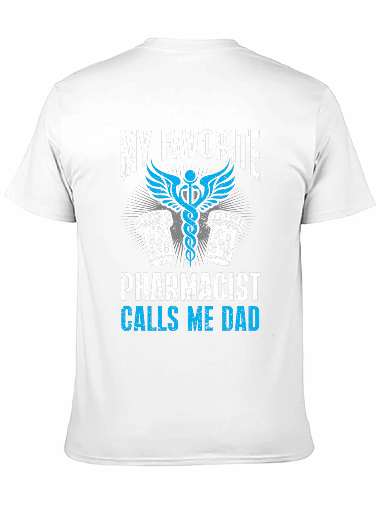 Black Pharmacist Dad T-Shirt: My Favorite Calls Me Dad view 11