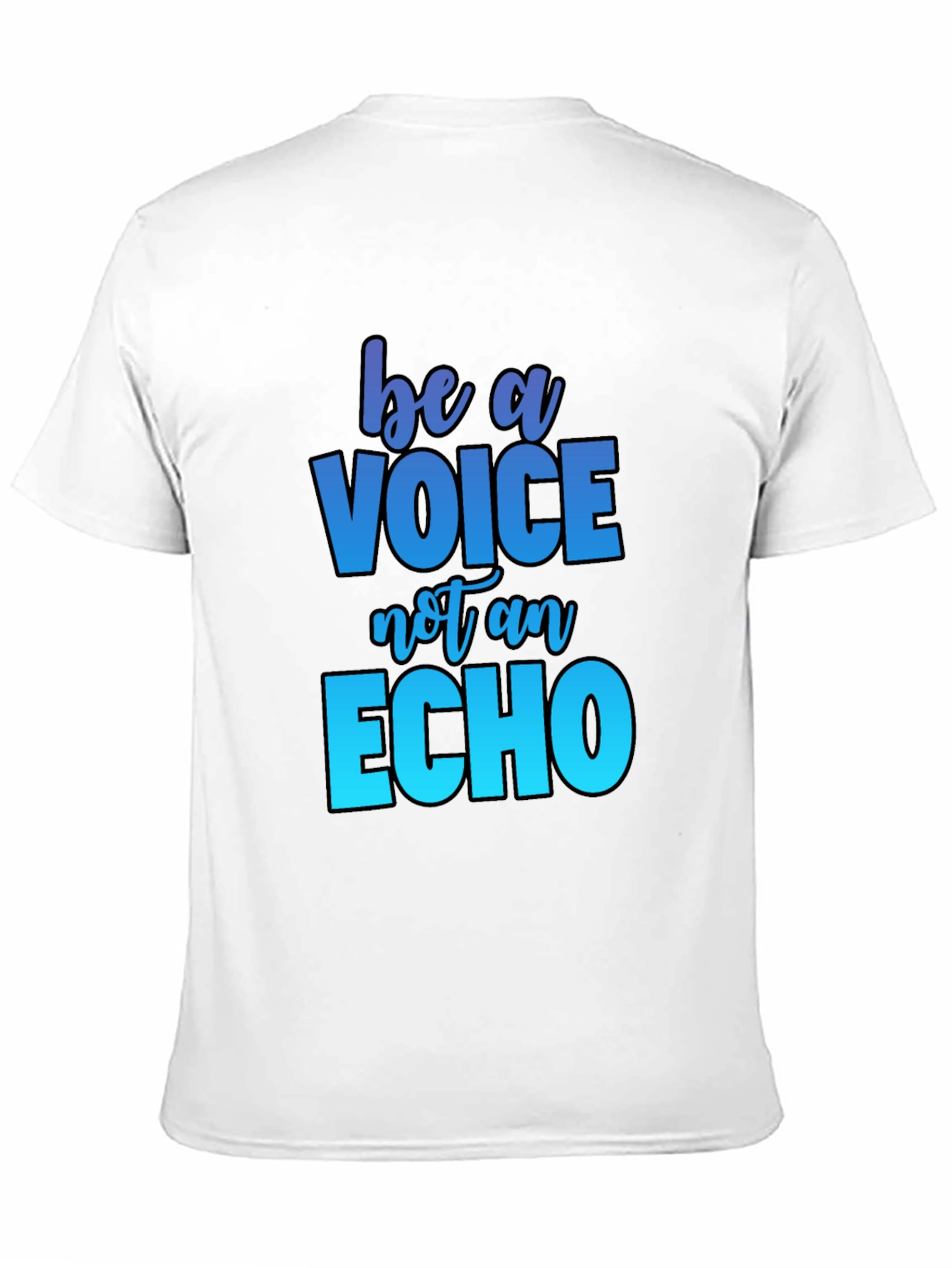 Black Be A Voice T-Shirt view 11