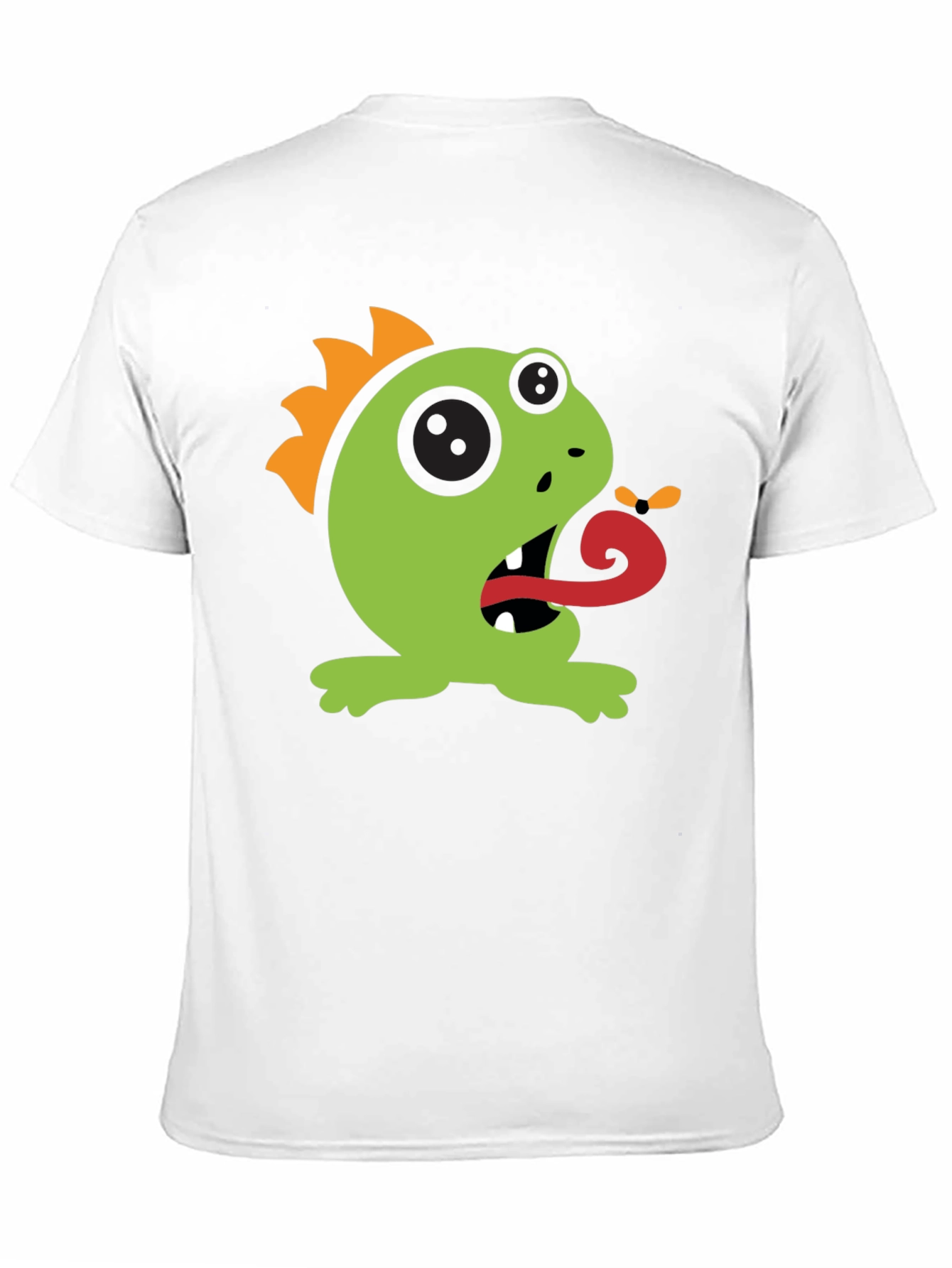 Black Cartoon Monster Graphic Tee - Black view 11