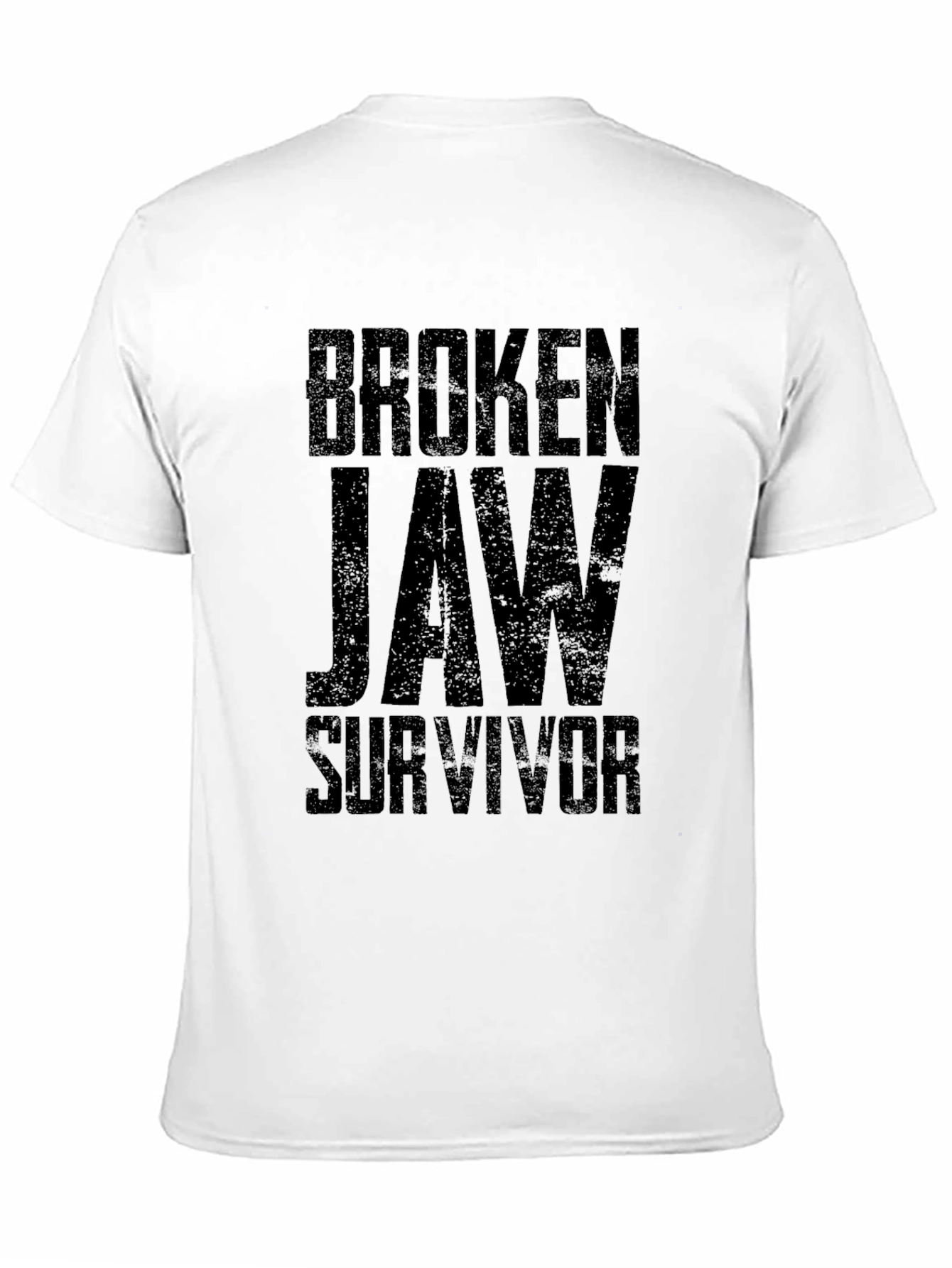 Black Broken Jaw Survivor Graphic Tee - Black Cotton Blend view 11