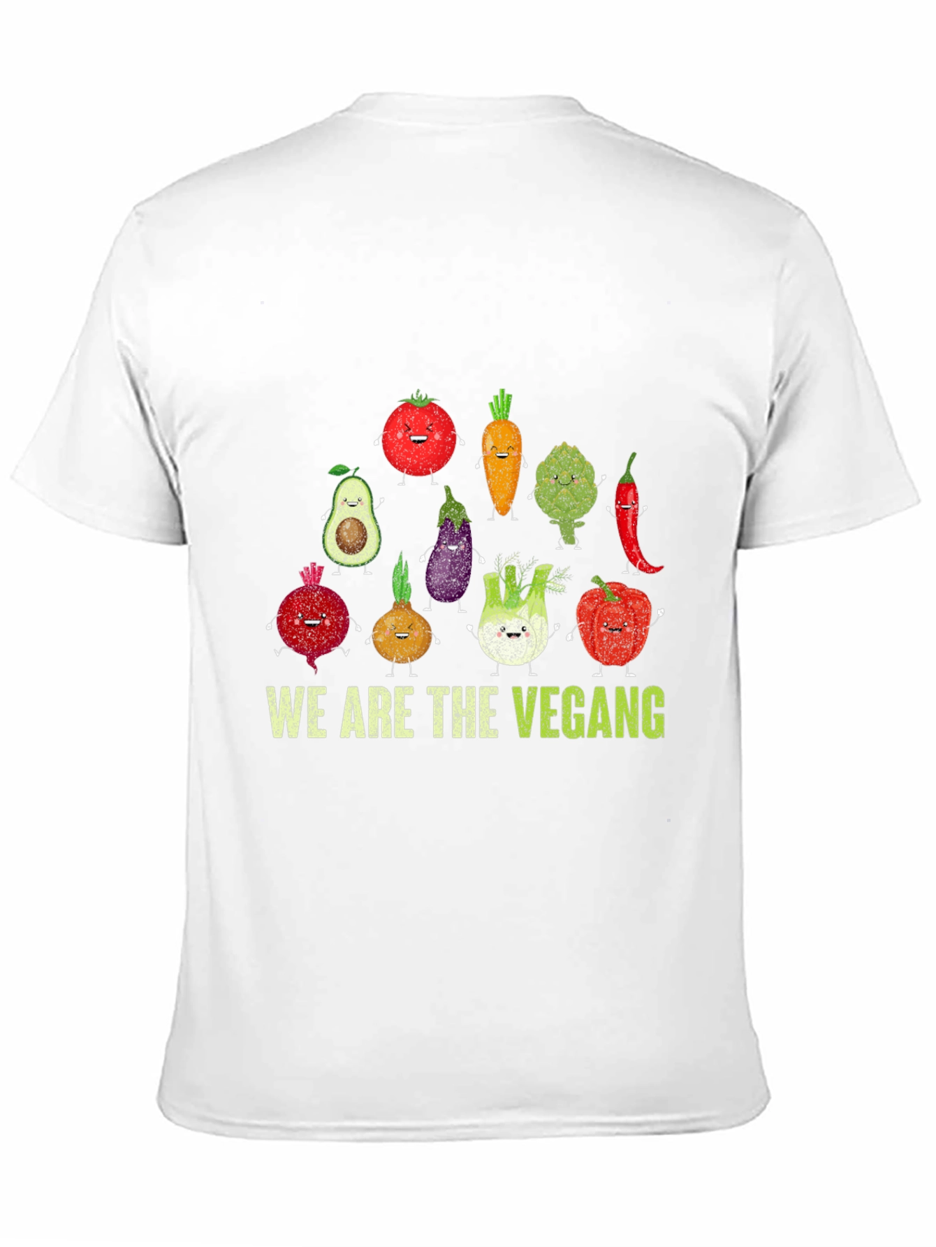 Black Funny Vegan T-Shirt - We Are The Vegang view 11
