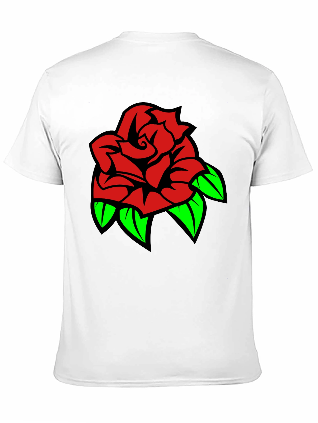 Black Rose Graphic Tee - Stylish Black T-Shirt view 11