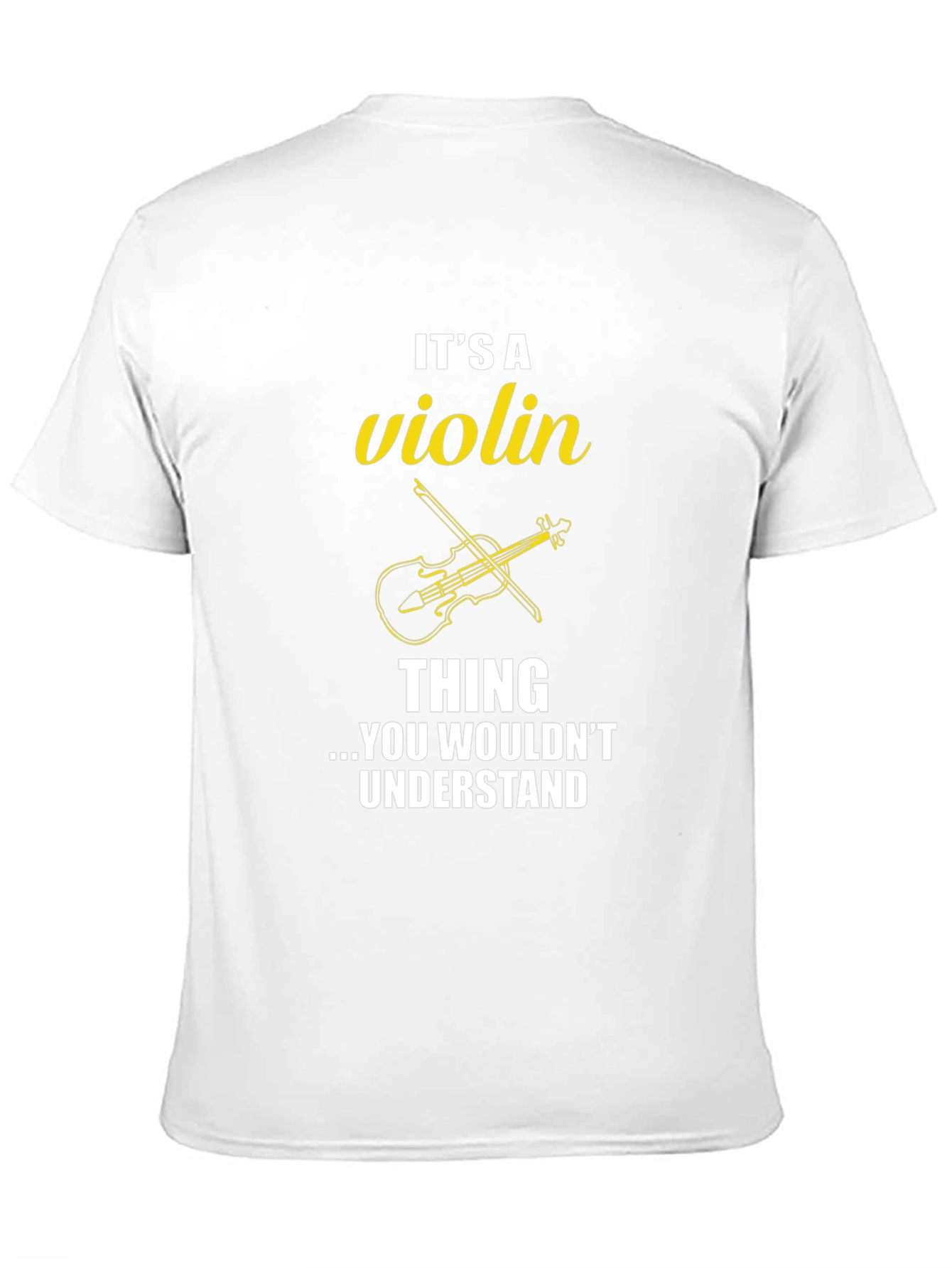 Black It's a Violin Thing T-Shirt view 11