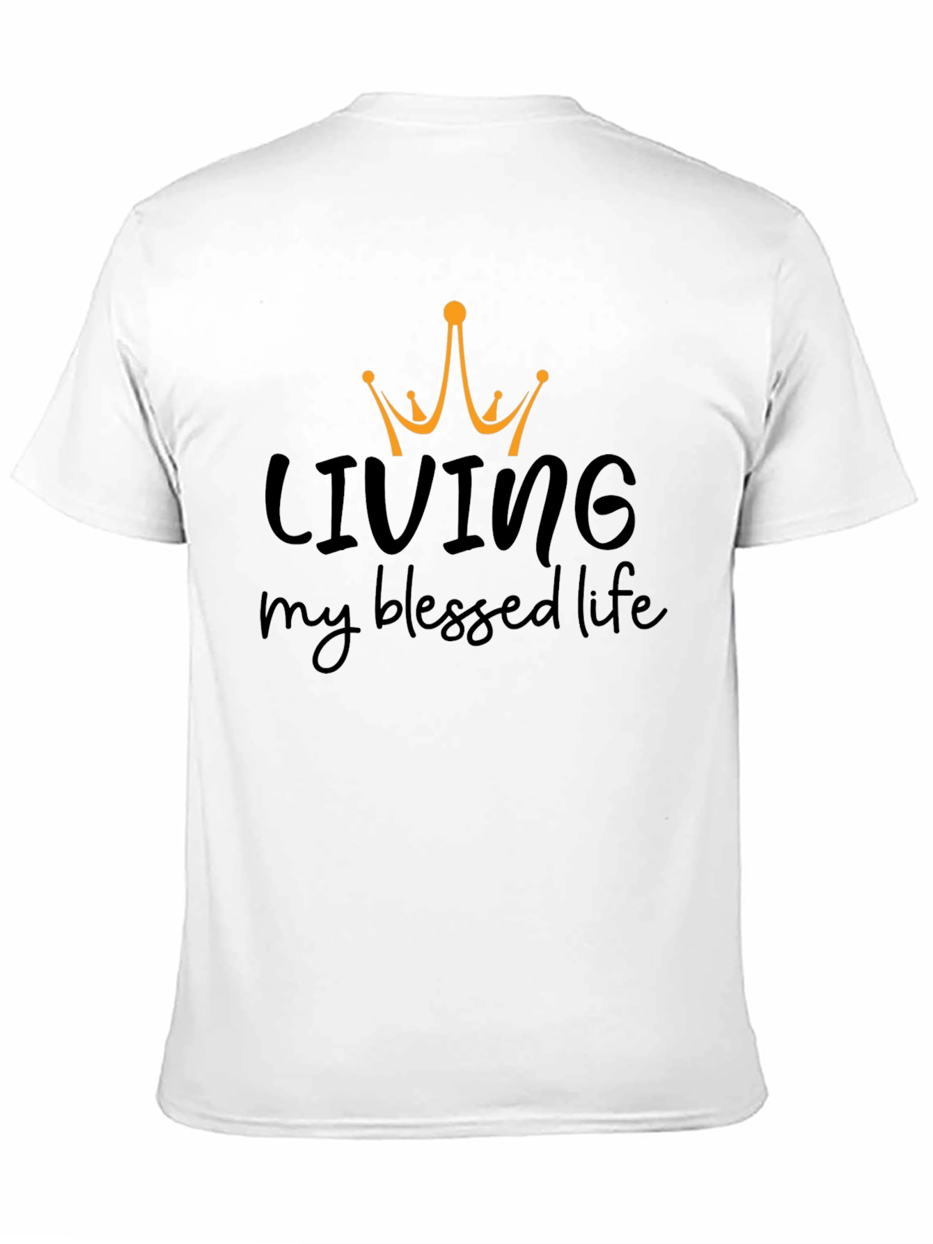 Black Living My Blessed Life Graphic Tee view 11