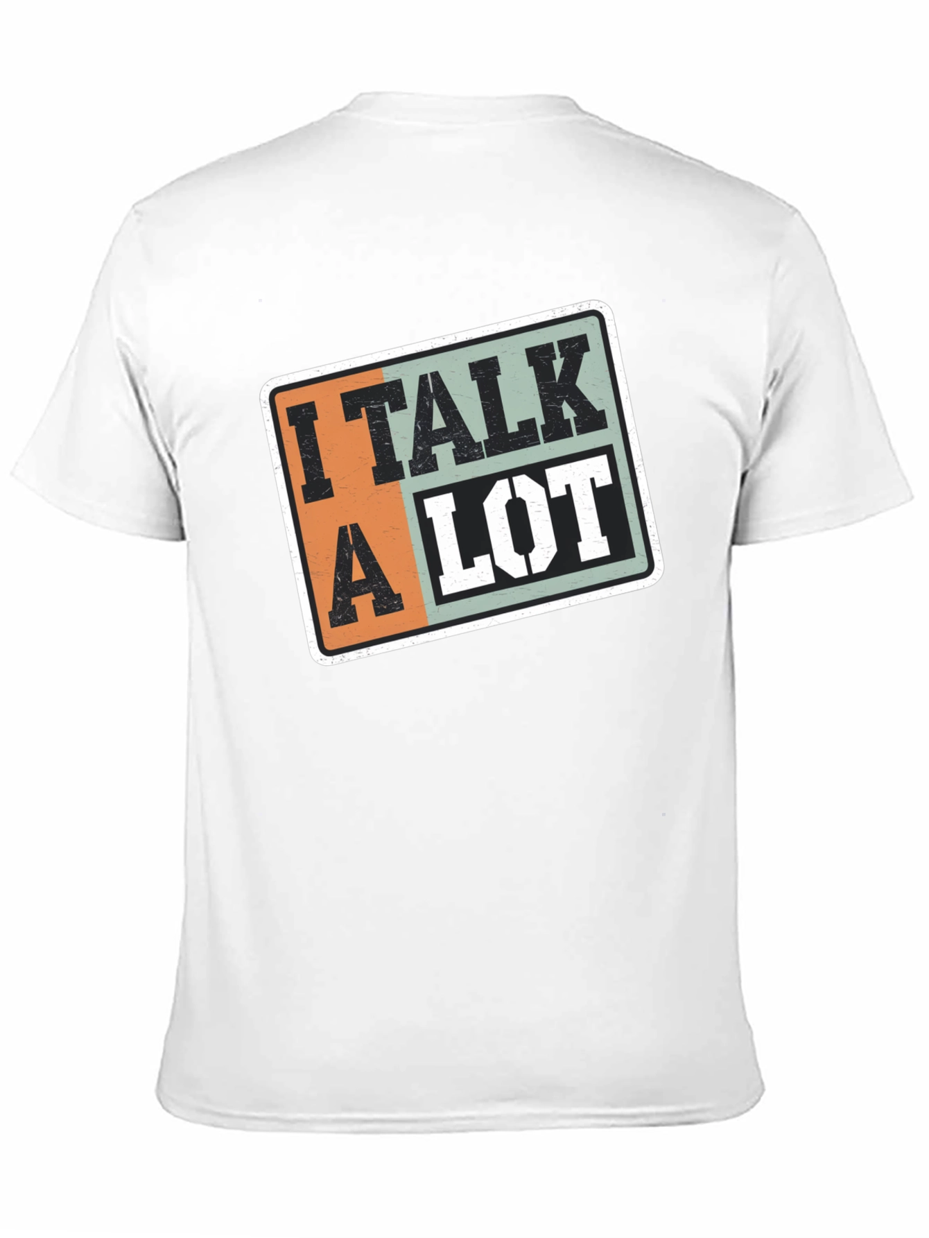 Black I Talk a Lot Graphic T-Shirt view 11
