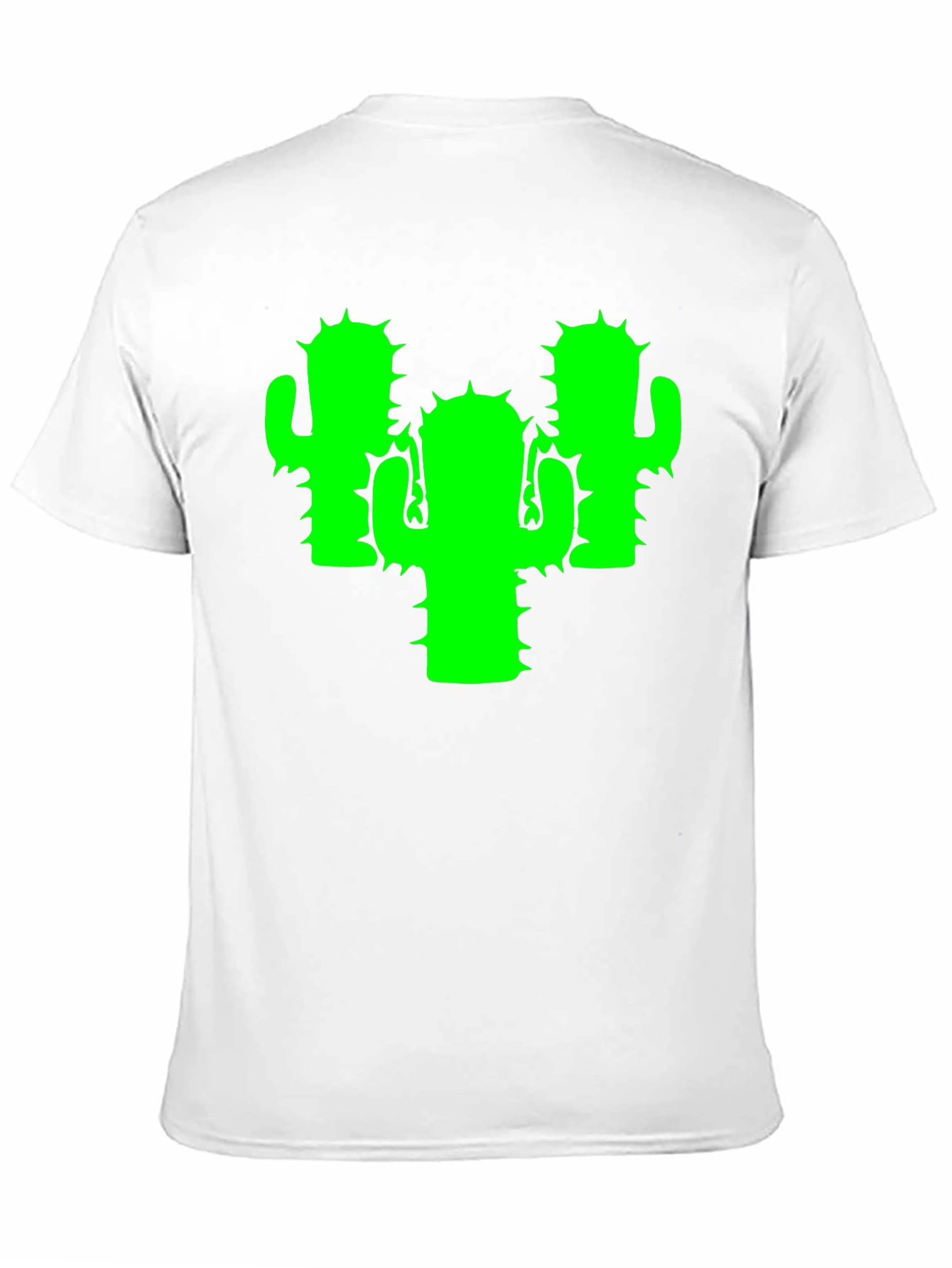 Black Cactus Graphic Tee - Black Cotton T-Shirt view 11