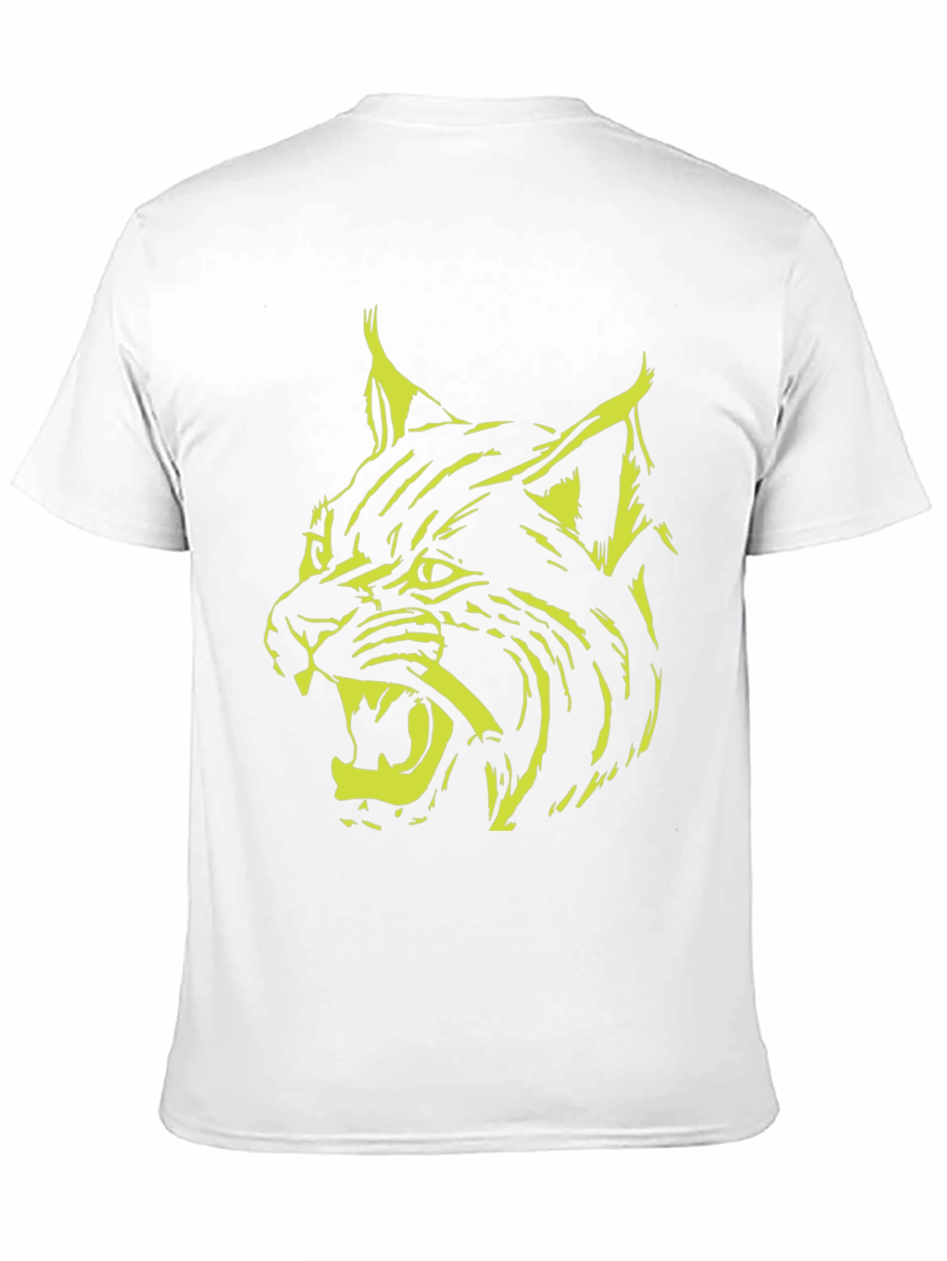 Black Lynx Graphic Black T-Shirt - Bold Animal Design view 11