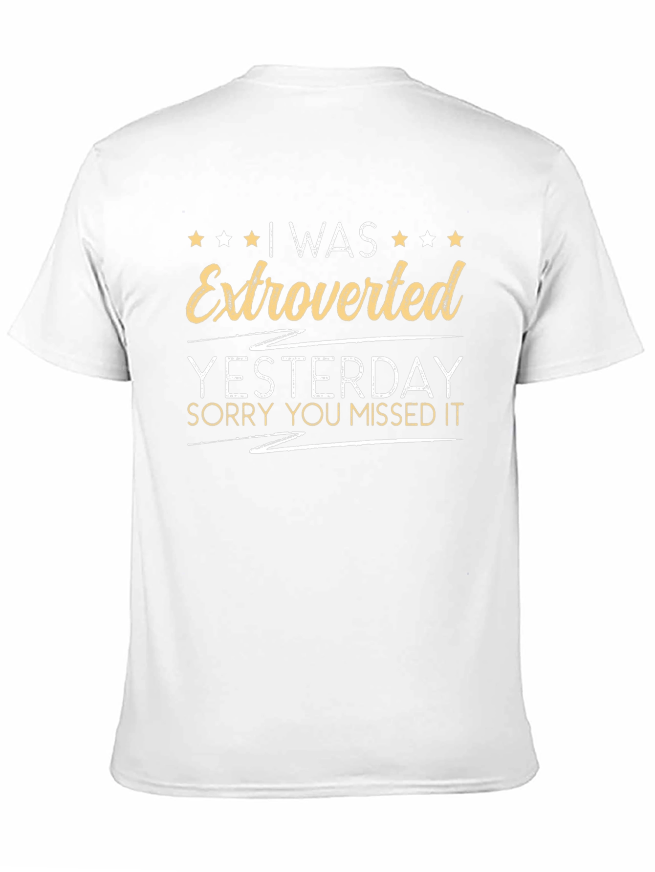 Black Introvert Humor T-Shirt view 11