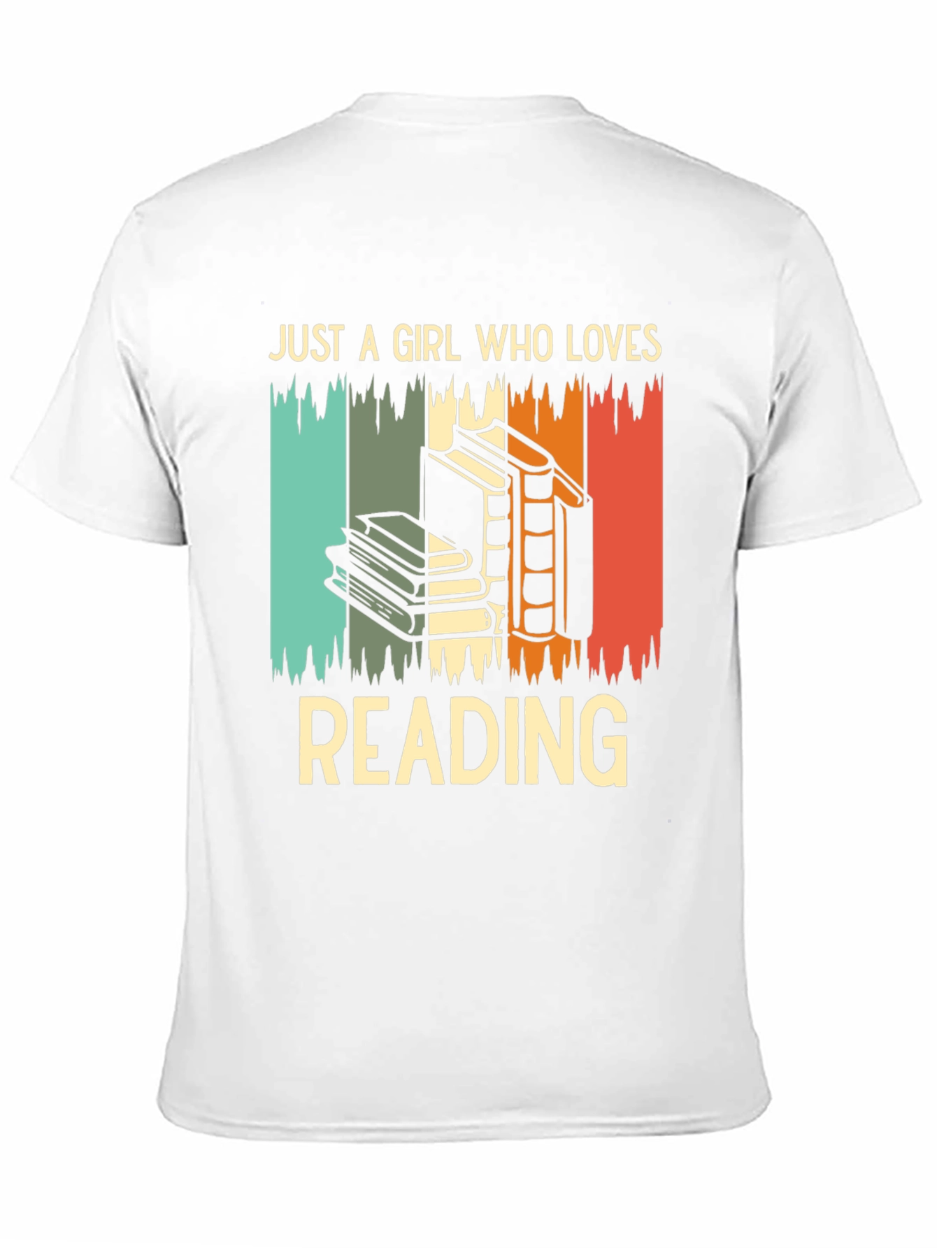 Black Retro Reading Lover T-Shirt for Women view 11