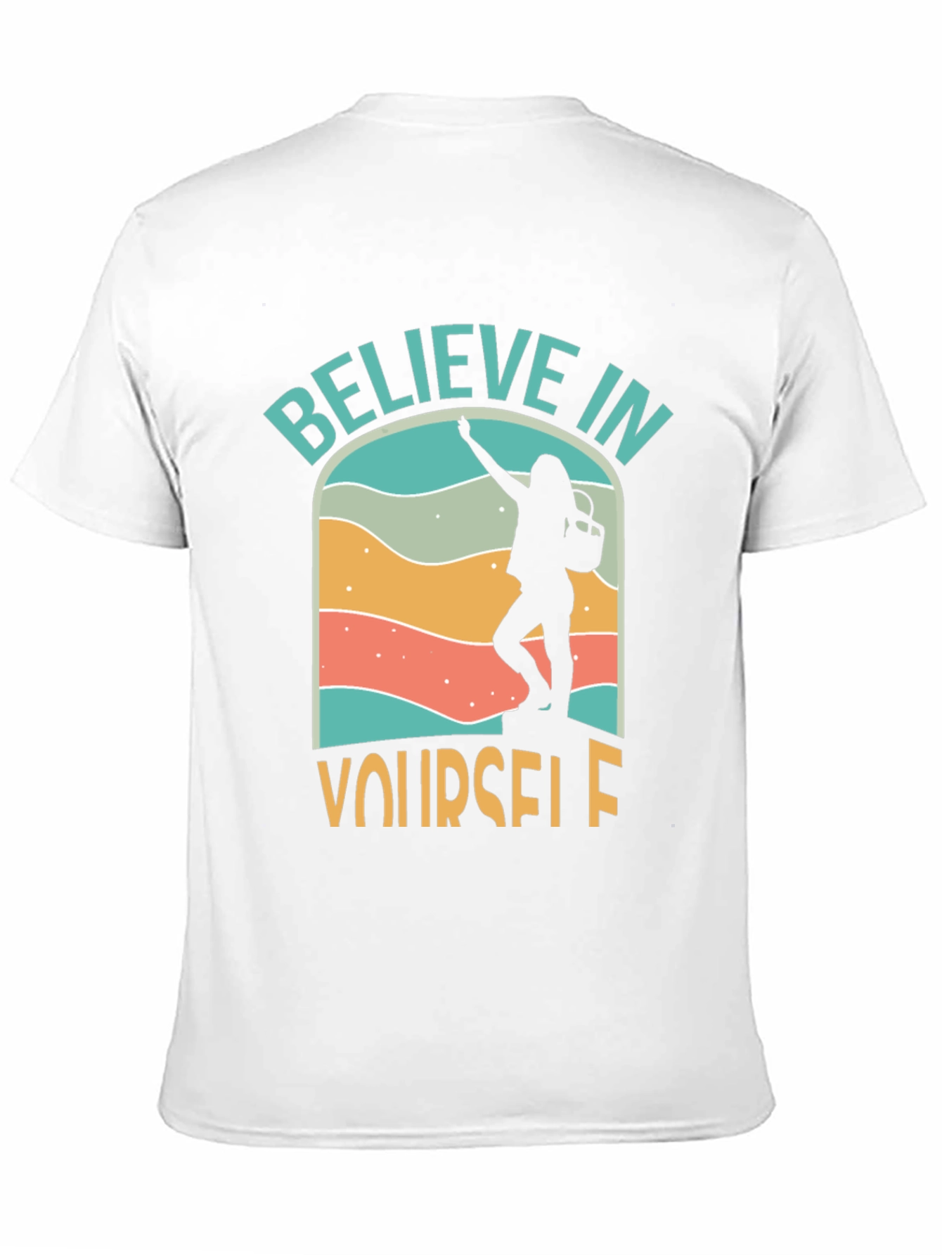 Black Believe in Yourself Graphic Tee - Adventure T-Shirt view 11
