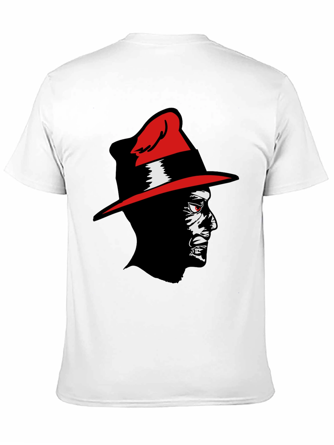 Black Red-Hat Man Graphic Tee view 11