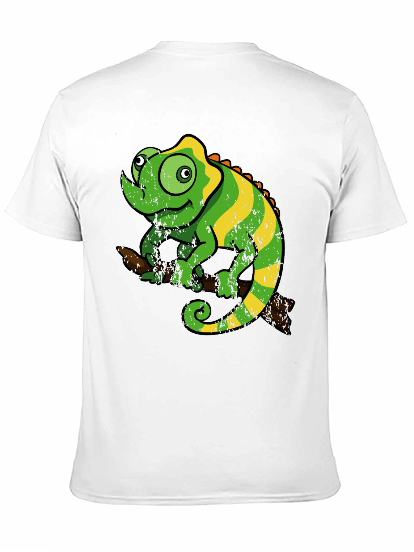 Black Chameleon Graphic Tee - Fun Reptile T-Shirt view 11