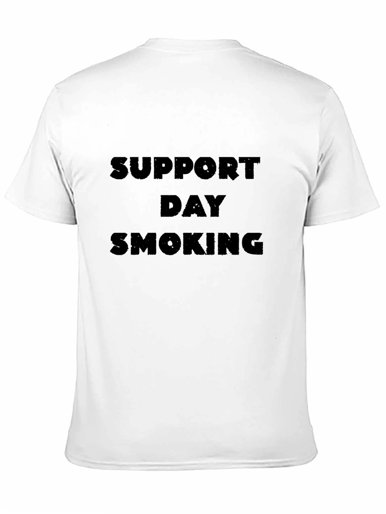 Black Support Day Smoking Black Graphic T-Shirt view 11