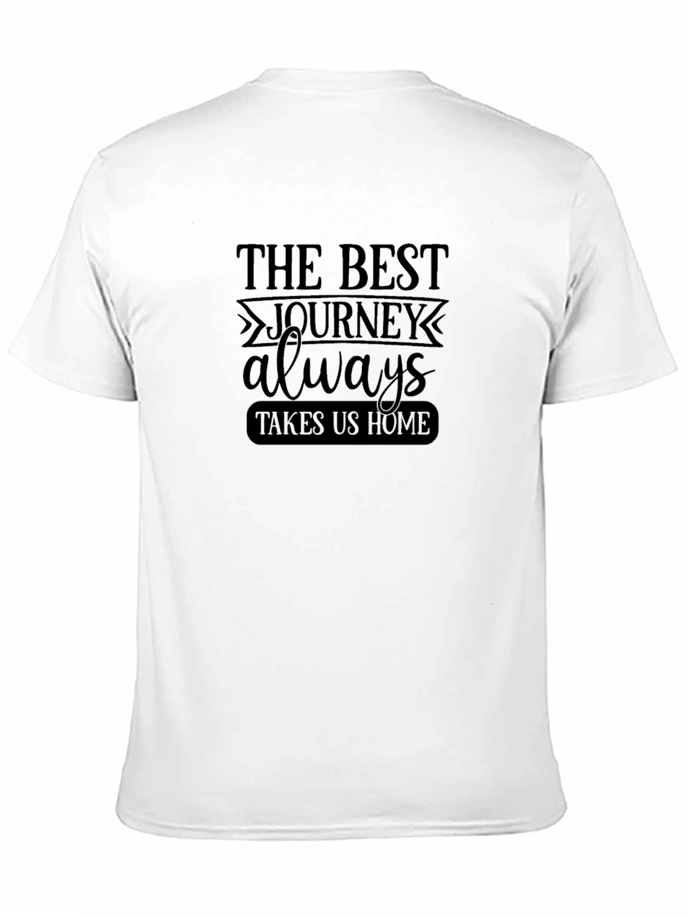 Black The Best Journey T-Shirt - Unisex Black Tee view 11