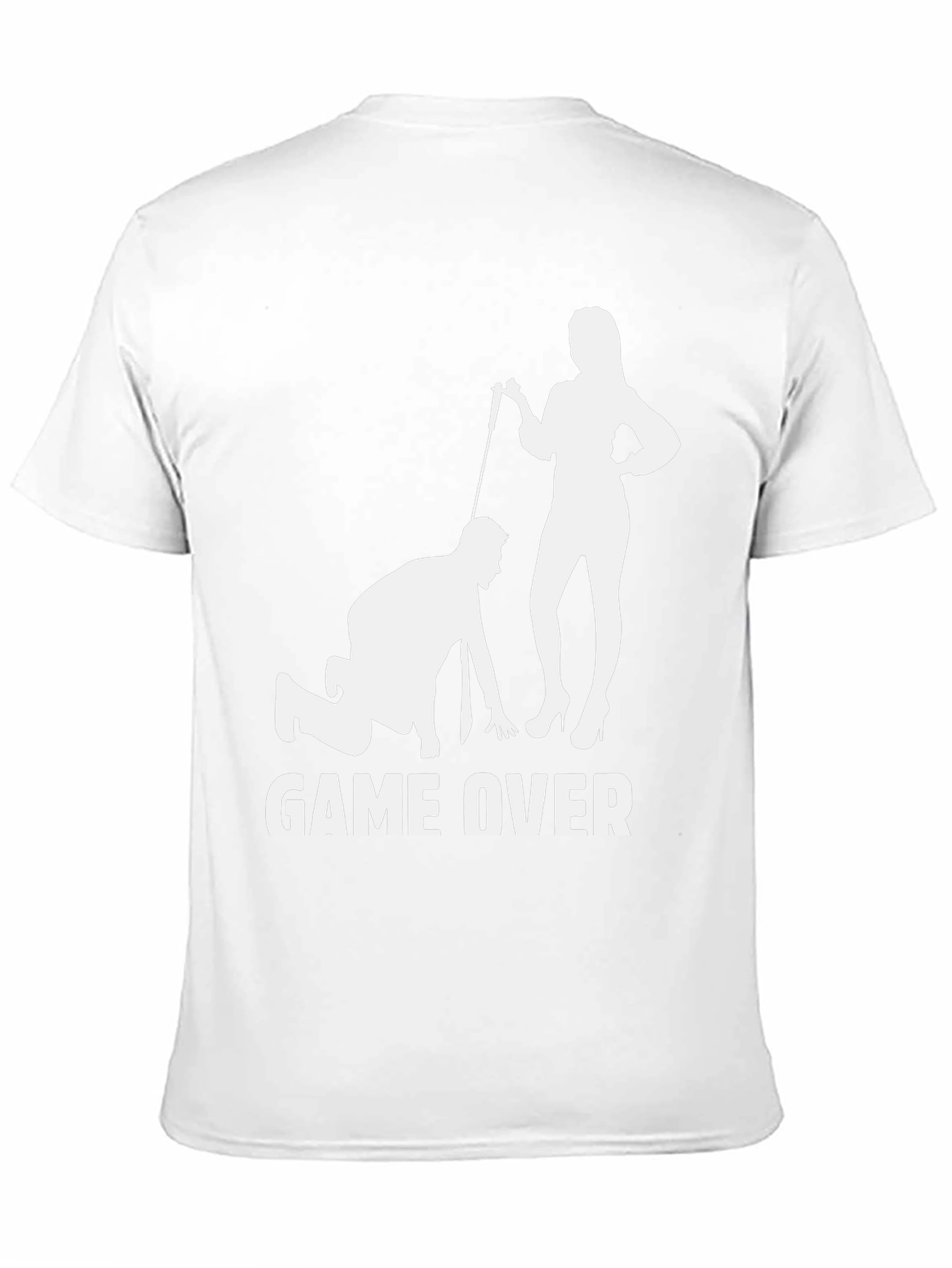 Black Game Over Novelty Graphic T-Shirt view 11