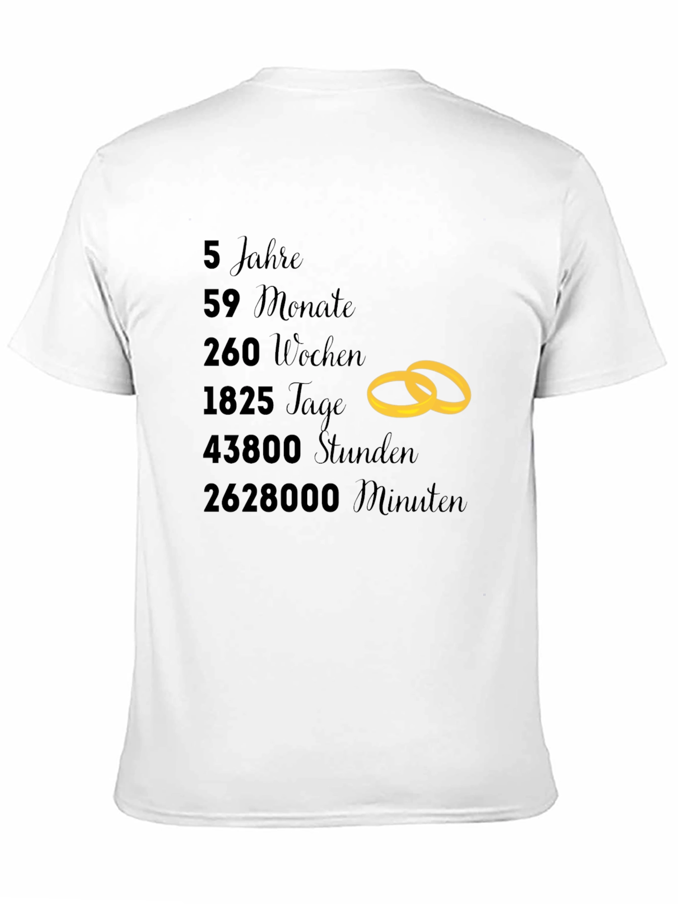 5 Year Anniversary T-Shirt - 11