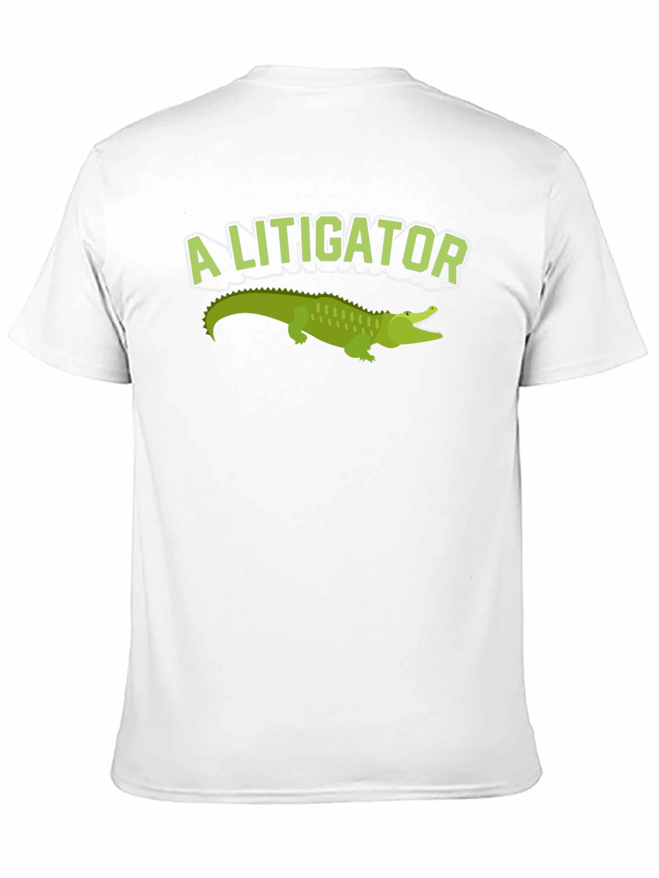 Black A Litigator Alligator T-Shirt - Funny Lawyer Tee view 11