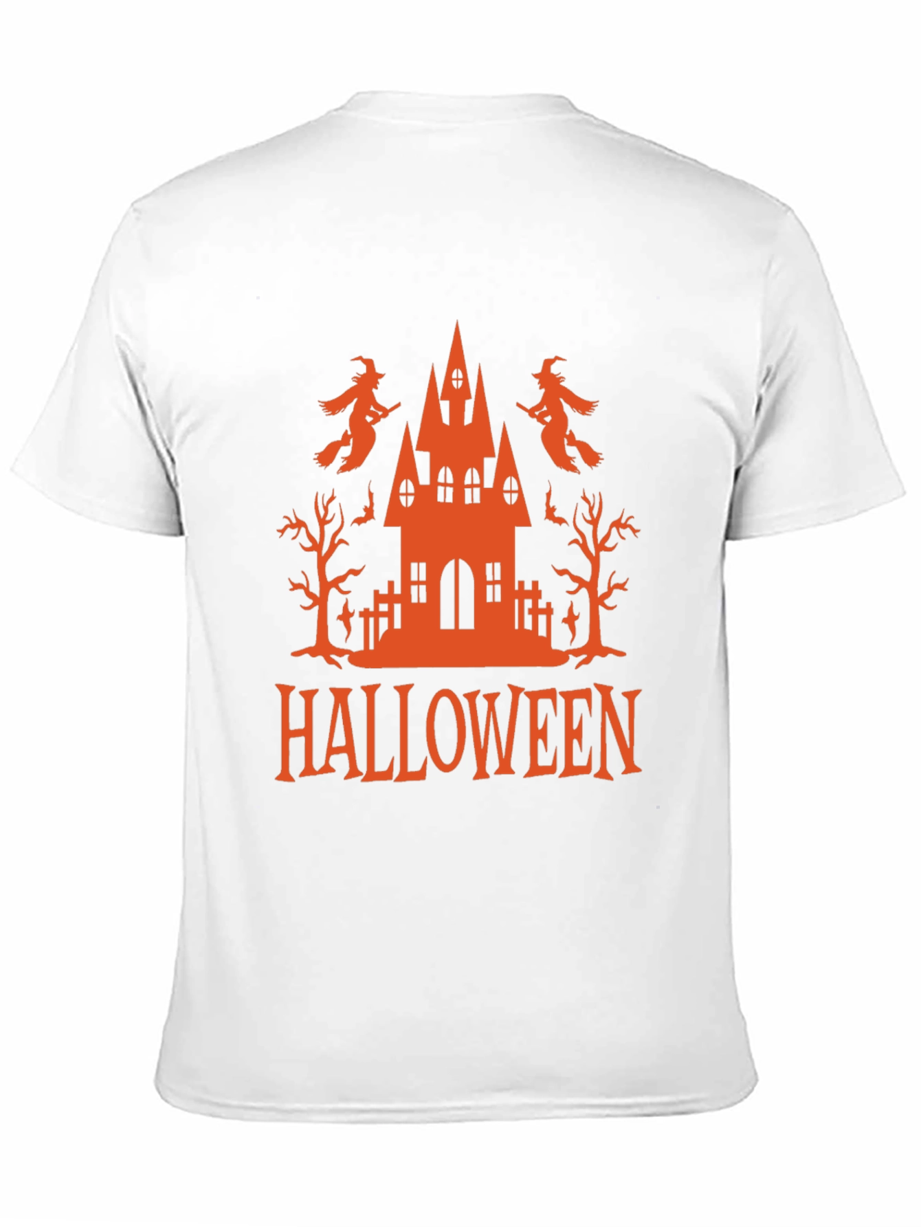Black Halloween T-Shirt Witch Castle view 11