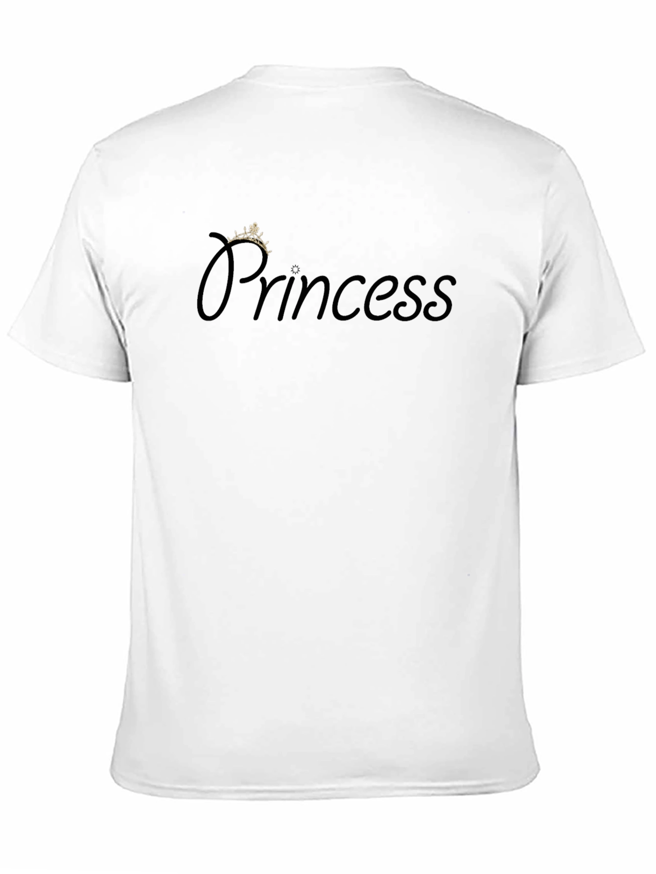 Black Princess Crown Graphic Tee - Black T-Shirt view 11