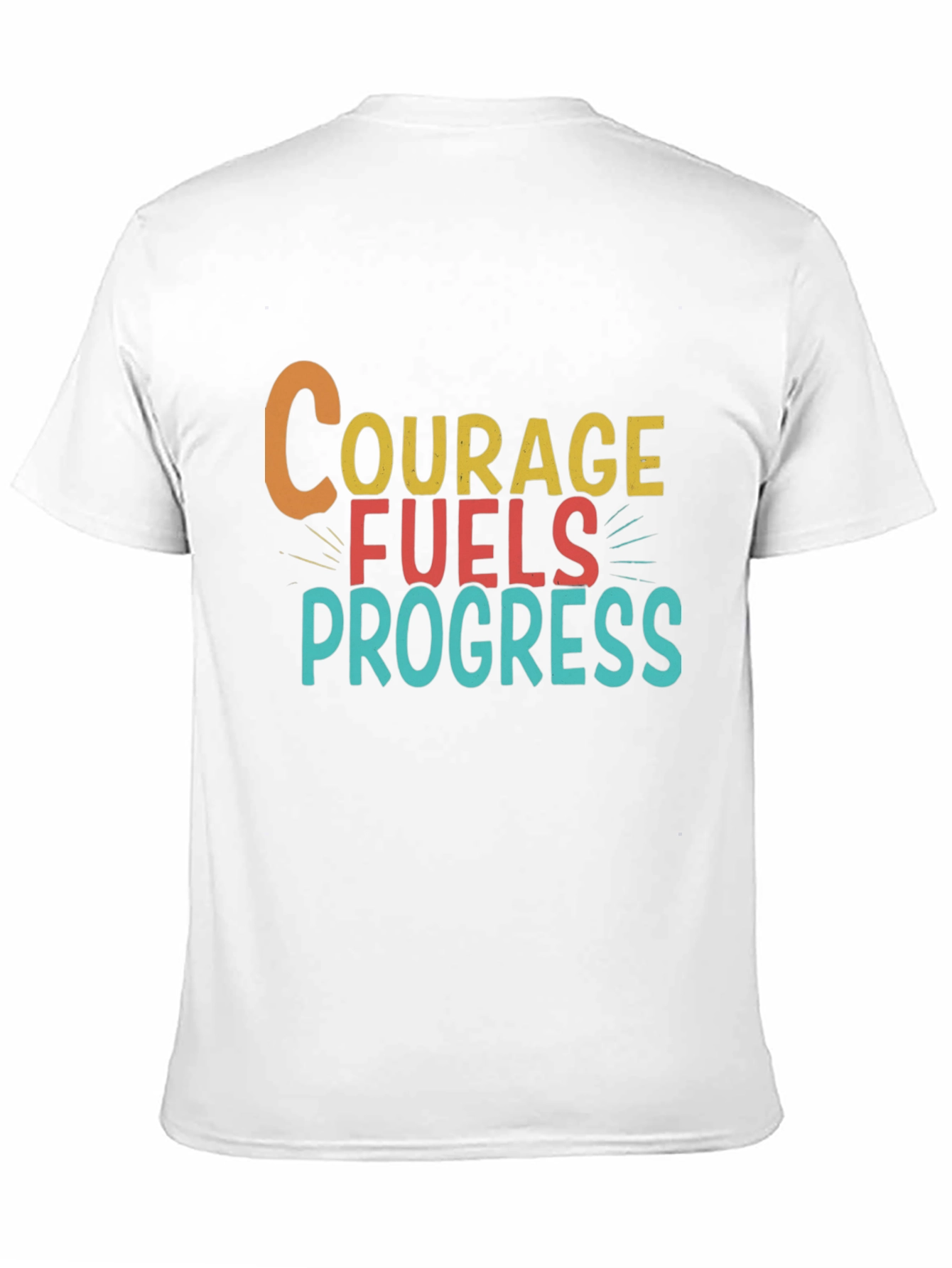 Black Courage Fuels Progress Graphic Tee view 11