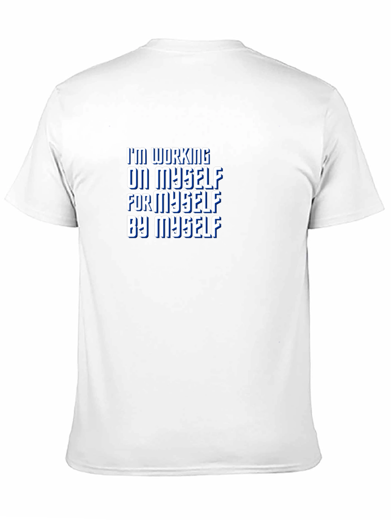 Black I'm Working on Myself Graphic Tee view 11