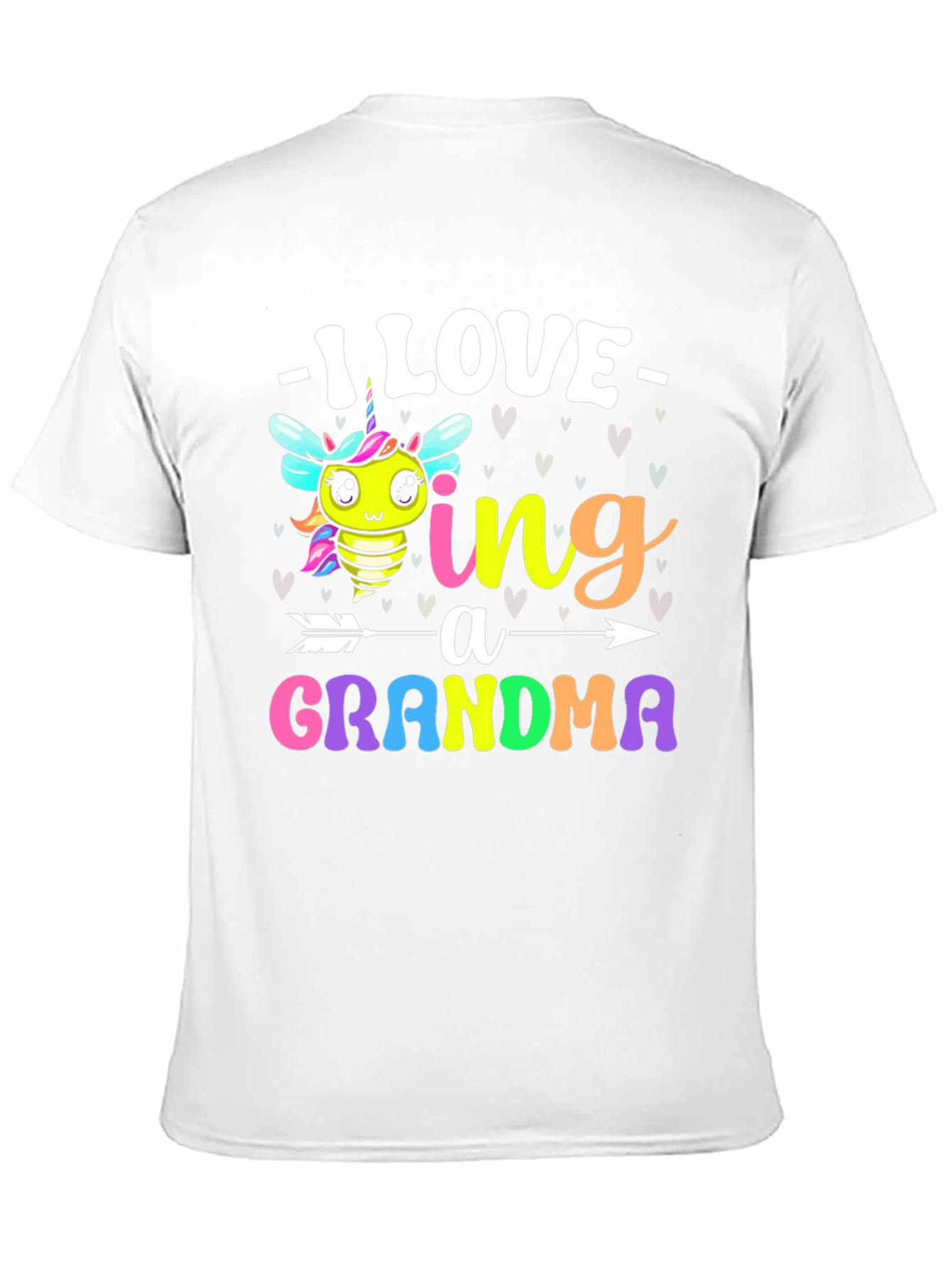 Black I Love Being a Grandma T-Shirt view 11