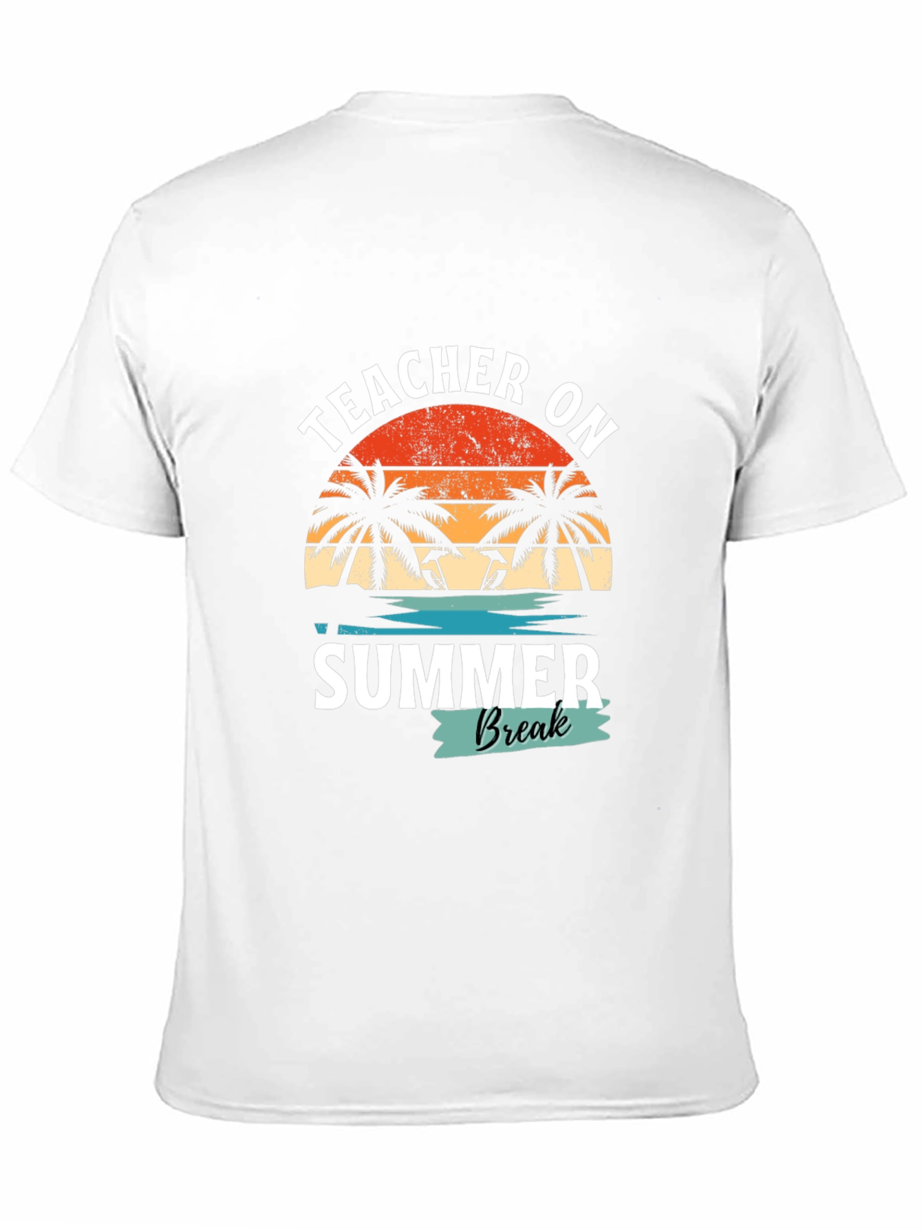 Black Teacher On Summer Break Graphic T-Shirt view 11