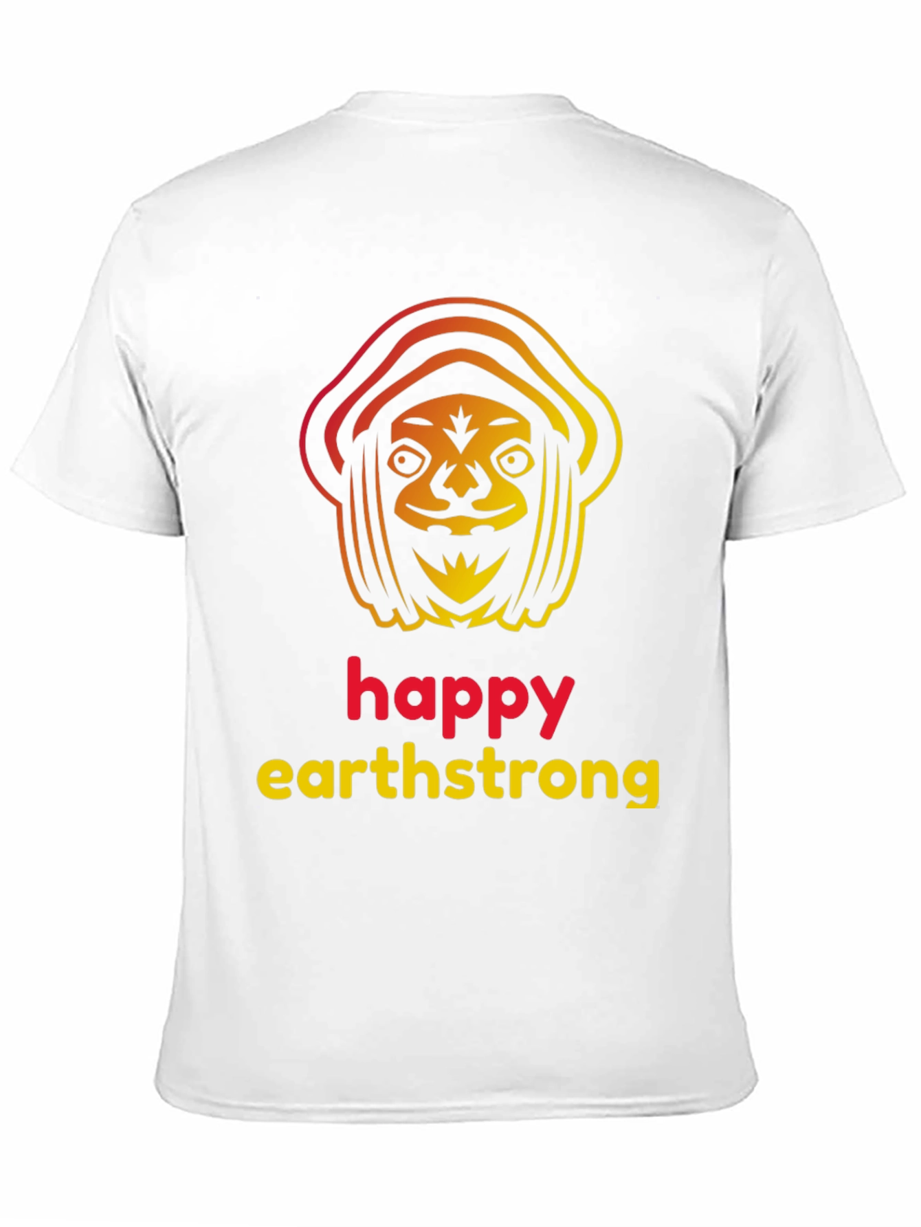 Black Happy Earthstrong T-Shirt - Unique Graphic Tee view 11