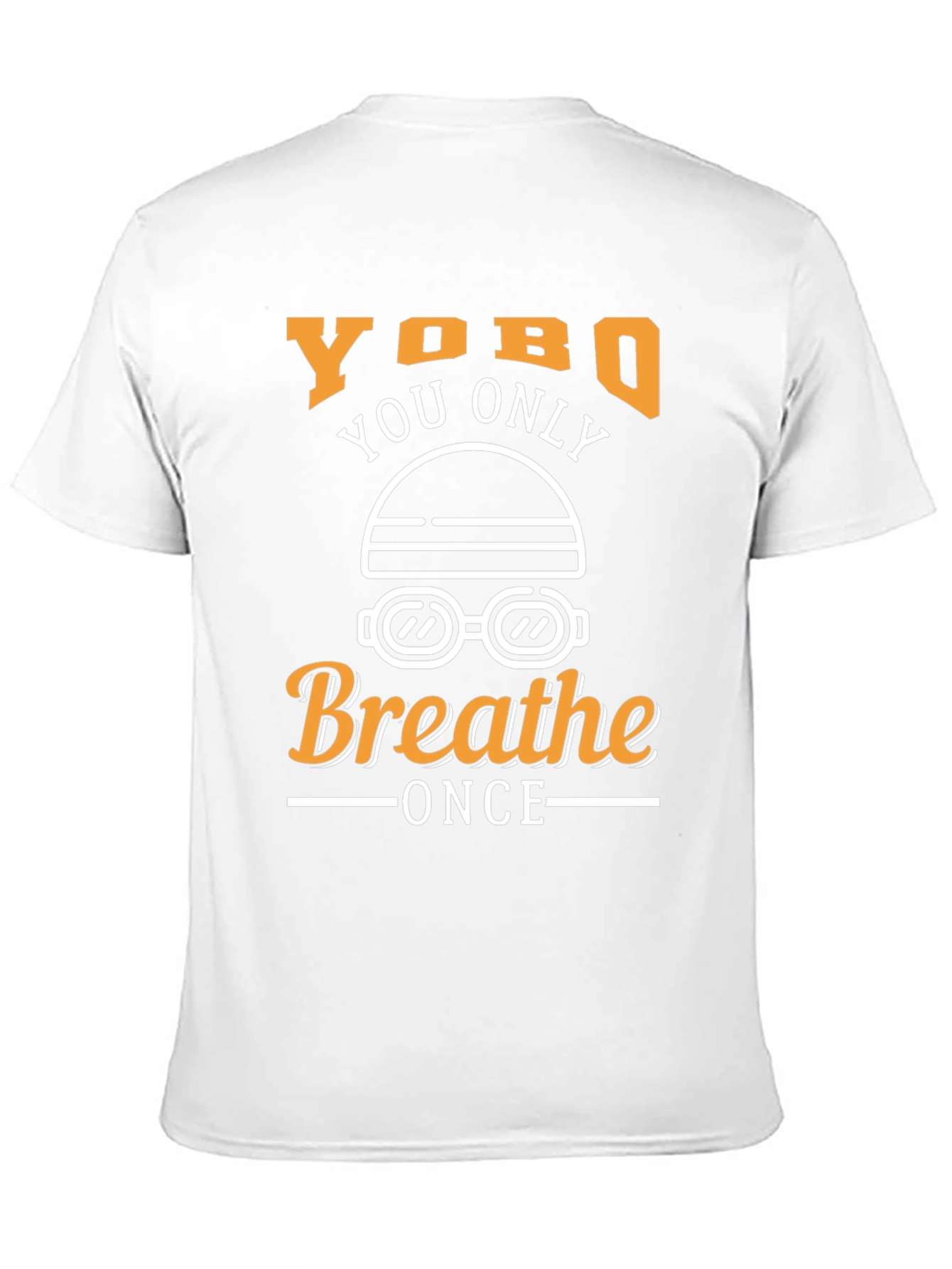 Black Yobo You Only Breathe Once Black T-Shirt view 11