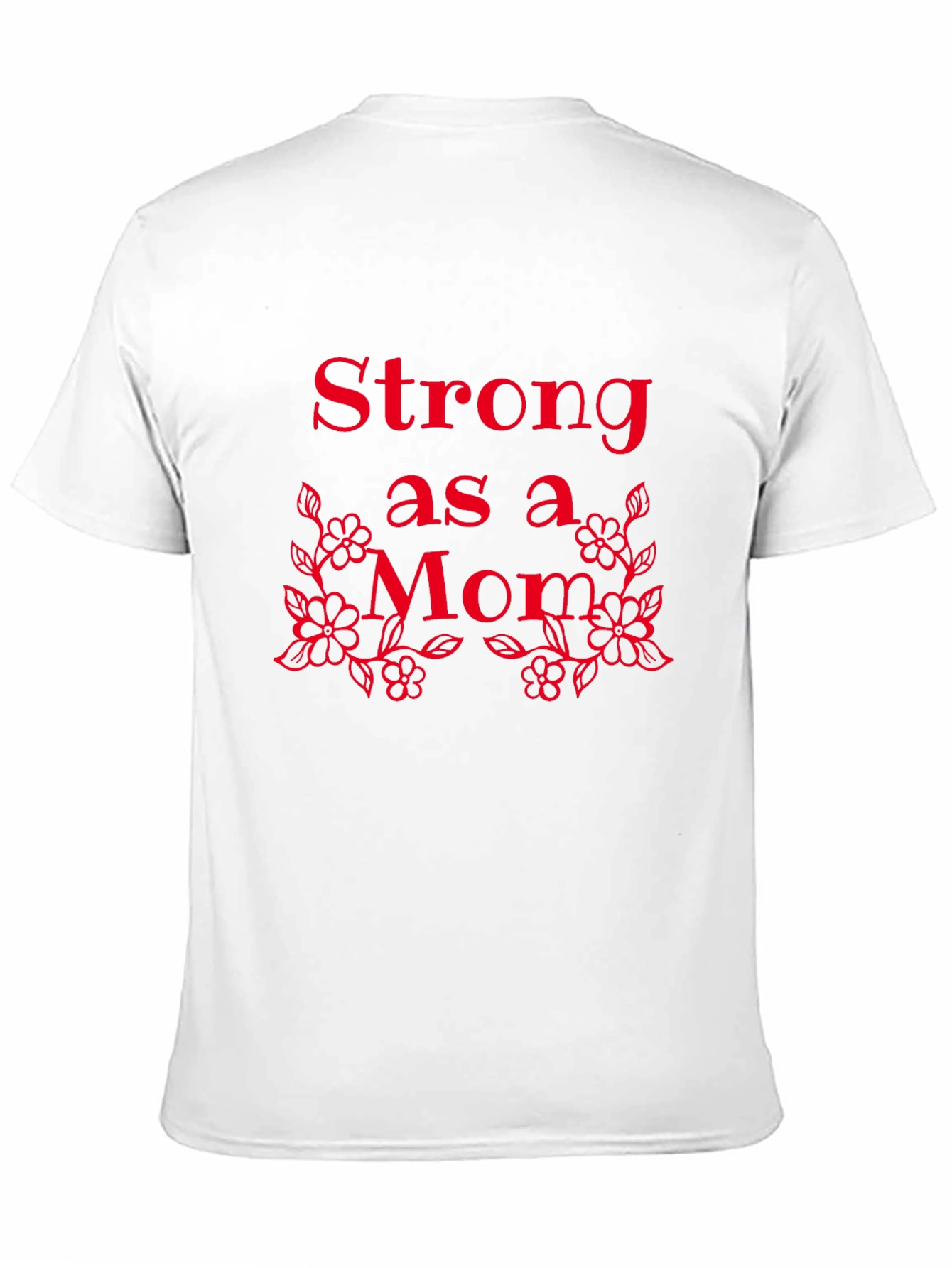Black Strong as a Mom Graphic Tee - Black view 11