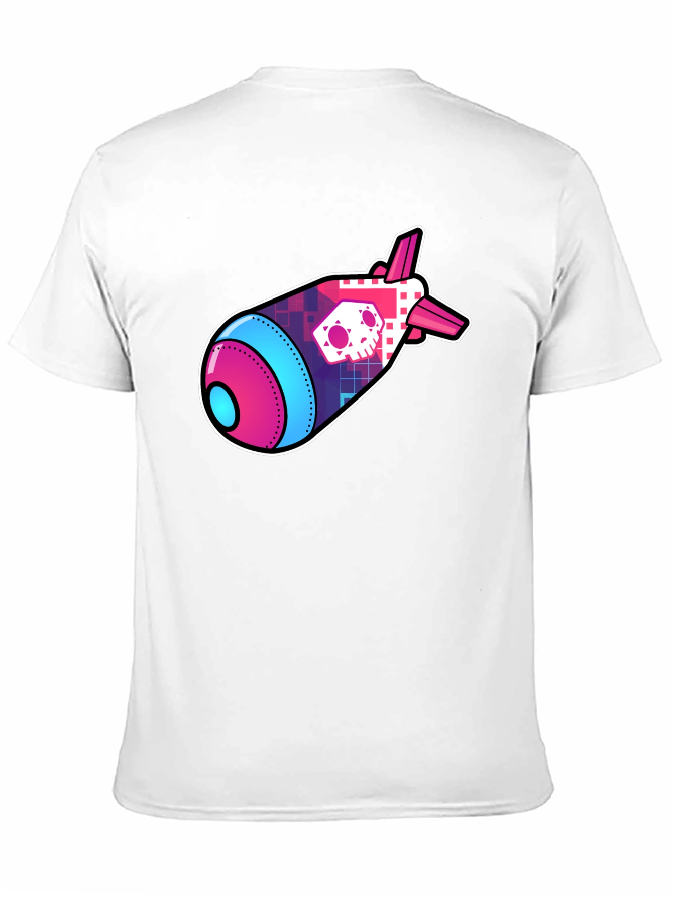 Black Skull Bomb Graphic Tee - Bold Statement Shirt view 11