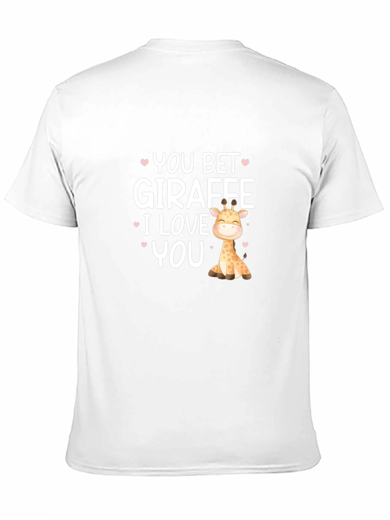 Black You Bet Giraffe I Love You Black T-Shirt view 11