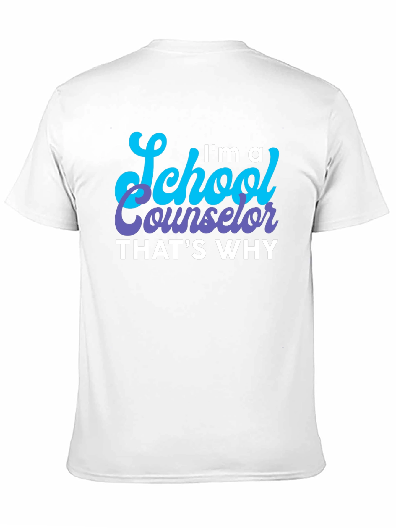 Black I'm a School Counselor T-Shirt Funny Counselor Tee view 11