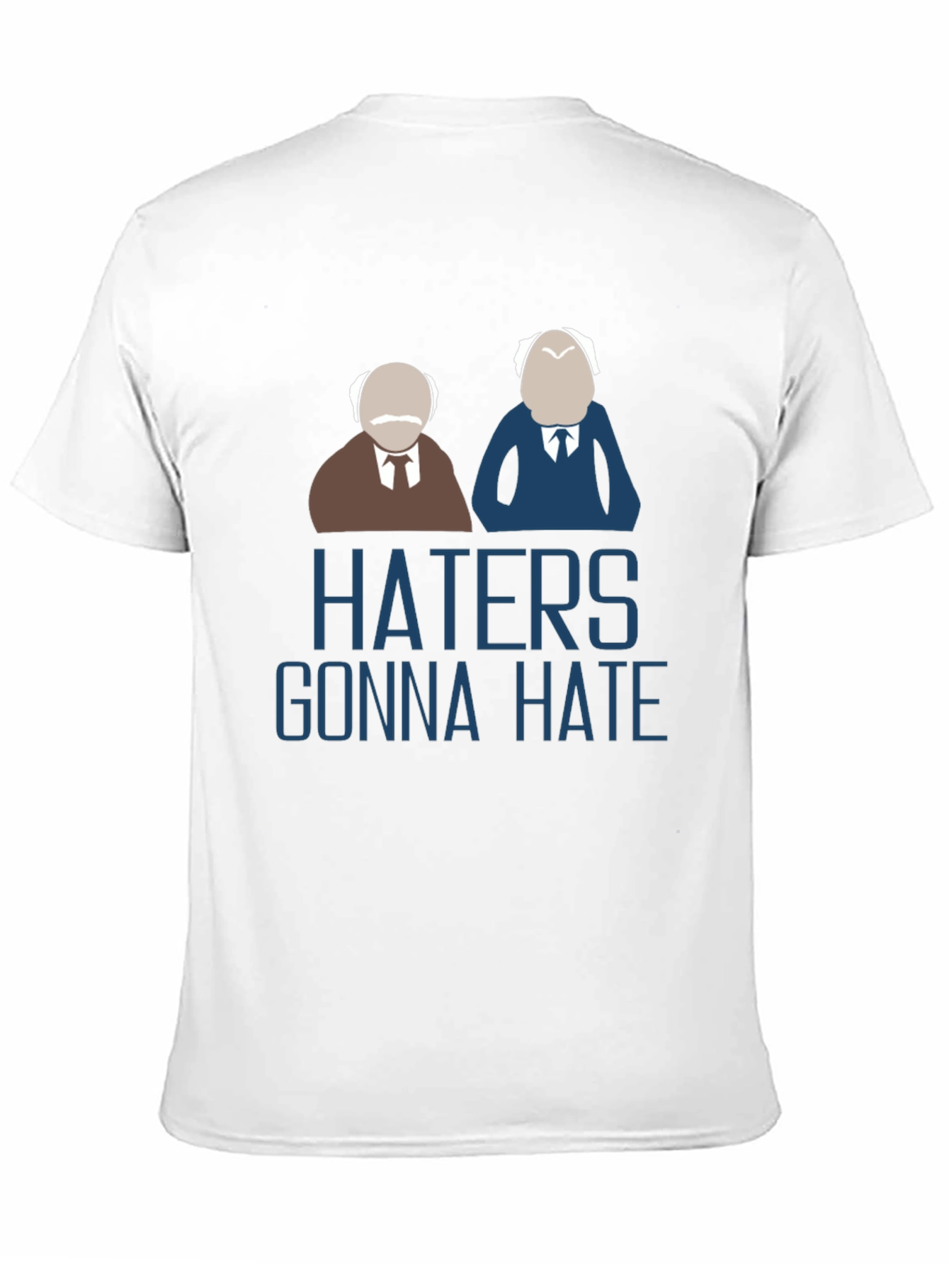 Black Haters Gonna Hate Black T-Shirt view 11