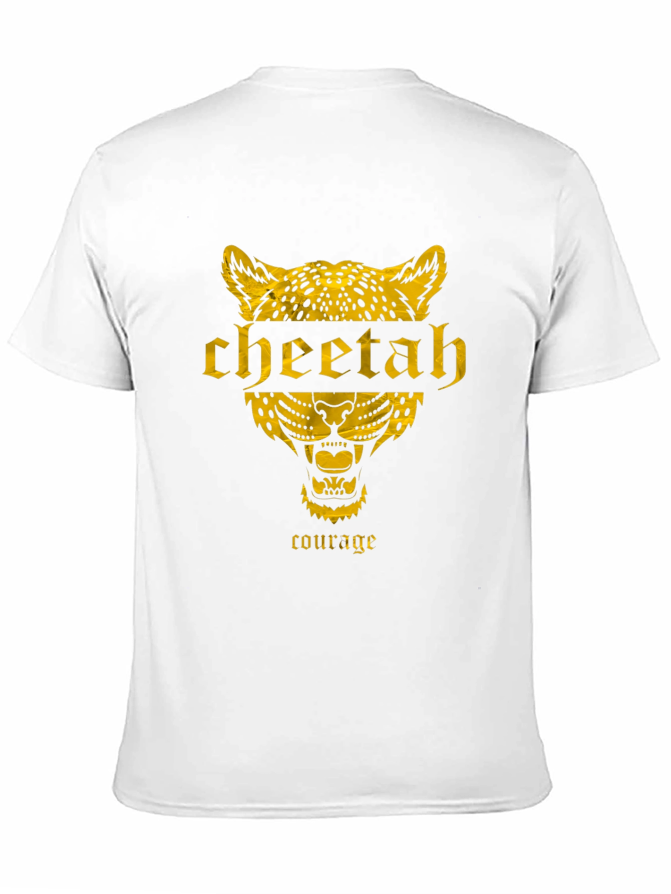 Black Cheetah Courage Graphic Tee - Black view 11