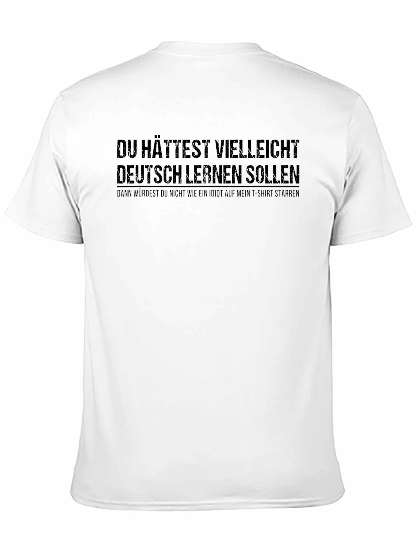 Black Humorous German Saying T-Shirt - Learn German! view 11