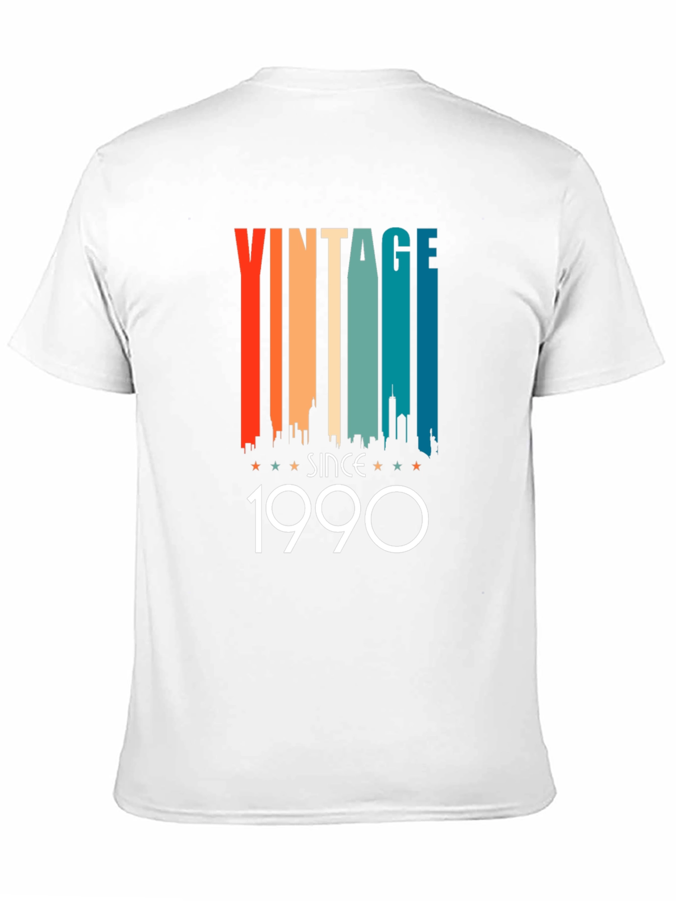 Black Vintage Since 1990 Graphic Tee - Retro Birthday Shirt view 11