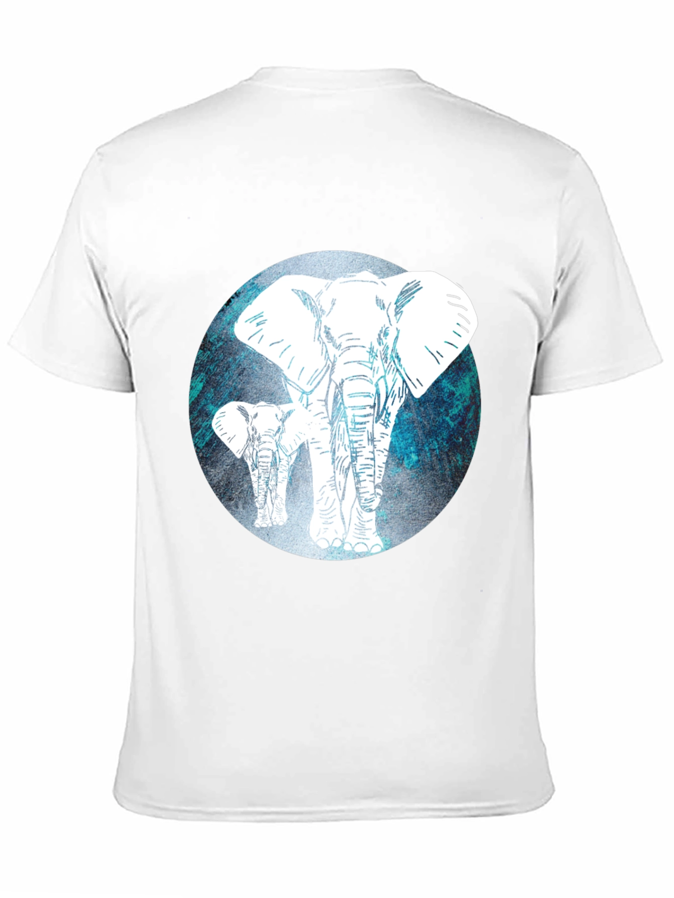 Black Elephant Graphic Tee - Men's Black T-Shirt view 11