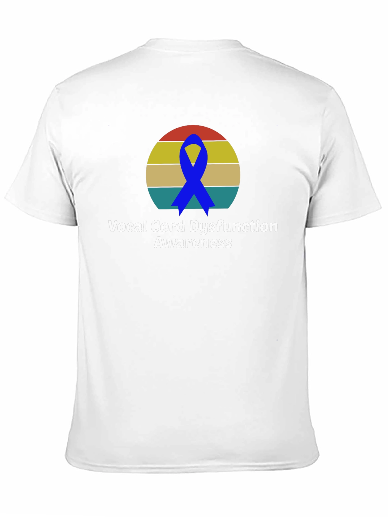 Black Vocal Cord Dysfunction Awareness T-Shirt view 11