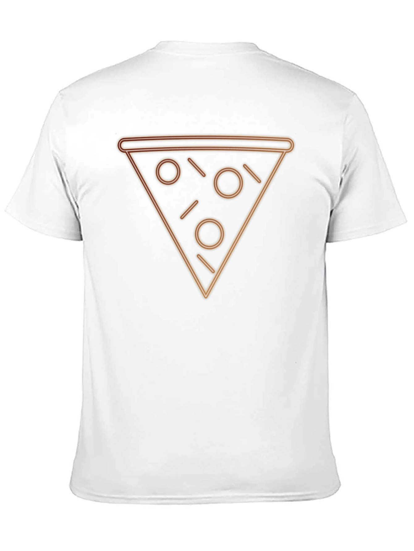 Neon Pizza Slice Graphic Tee - Trendy Casual Wear - 11